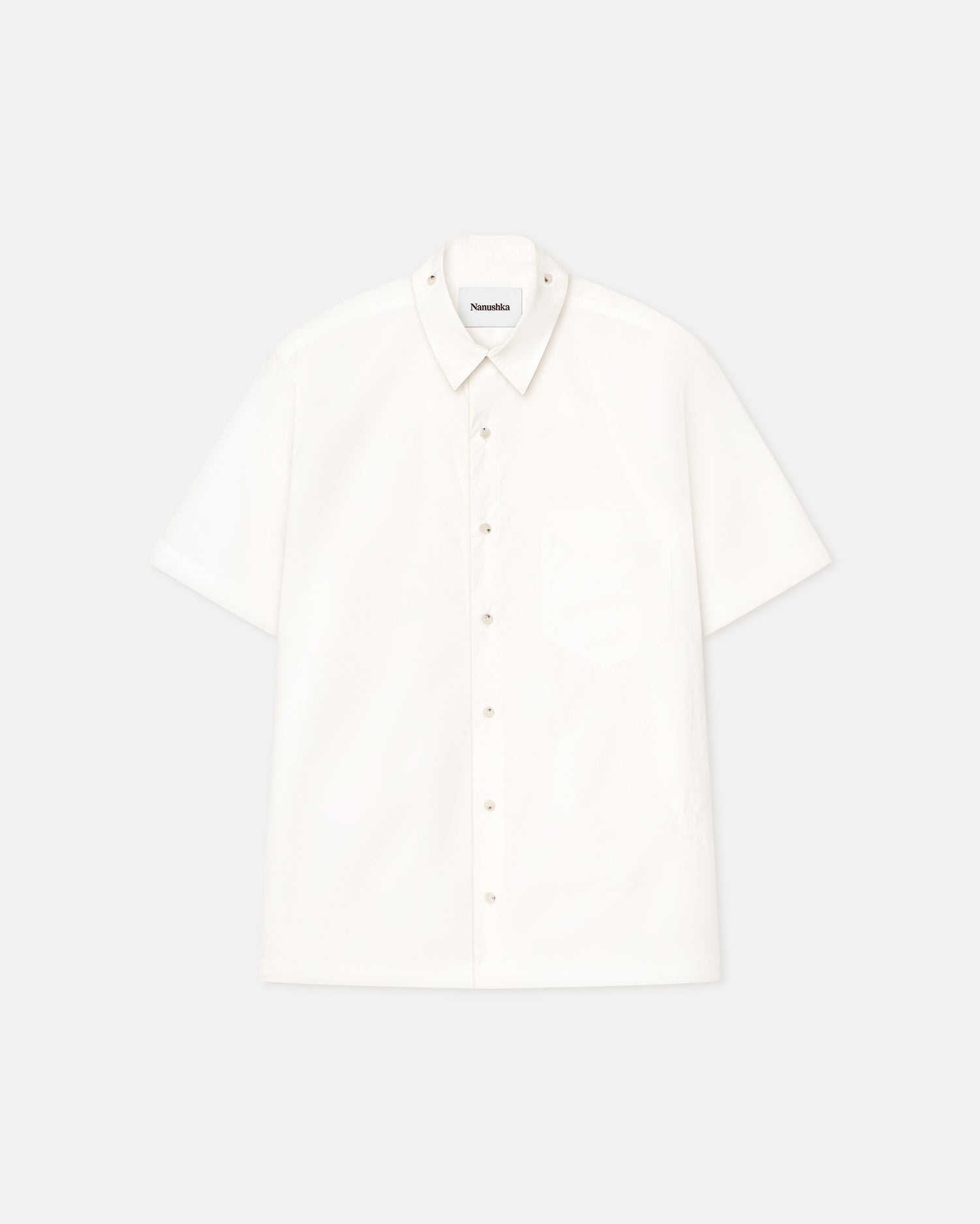 Short Sleeve Poplin Shirt - 1