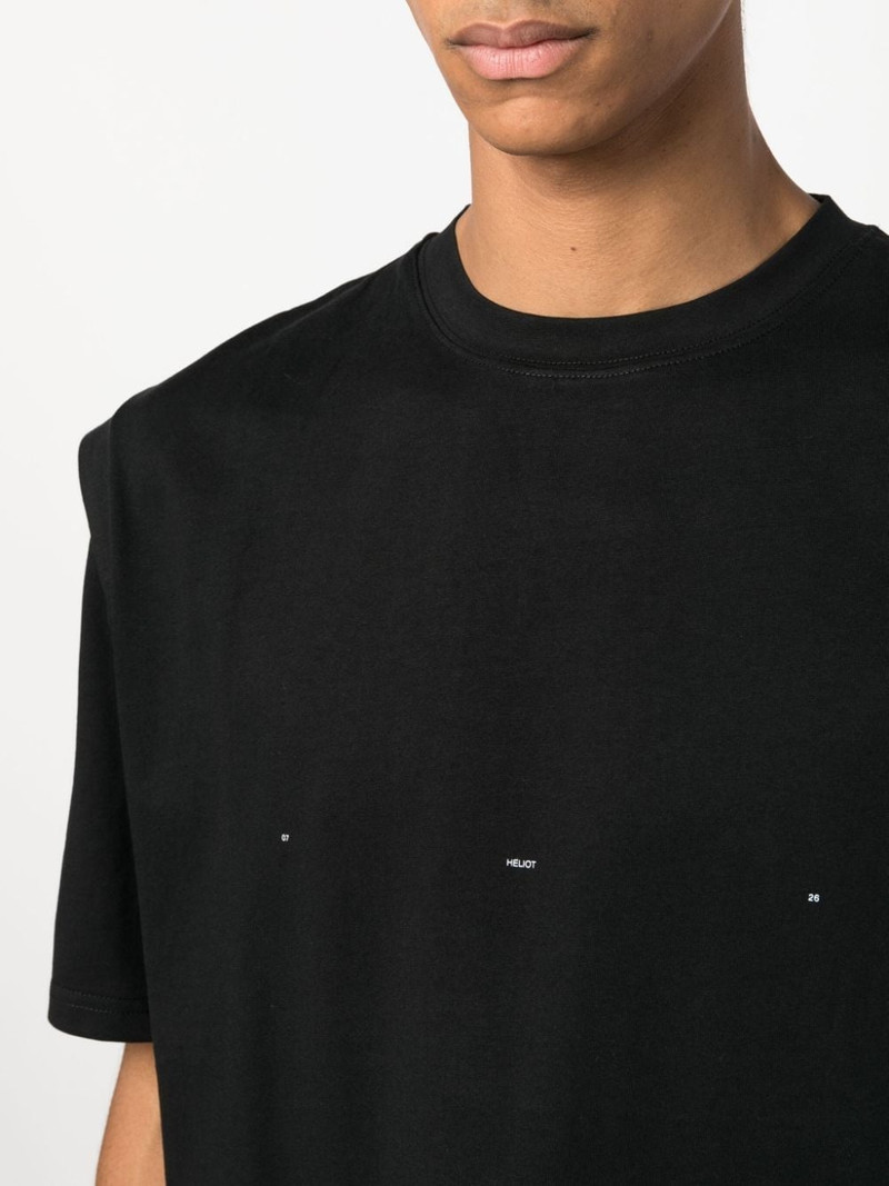 Outline Logo cotton T-shirt 5