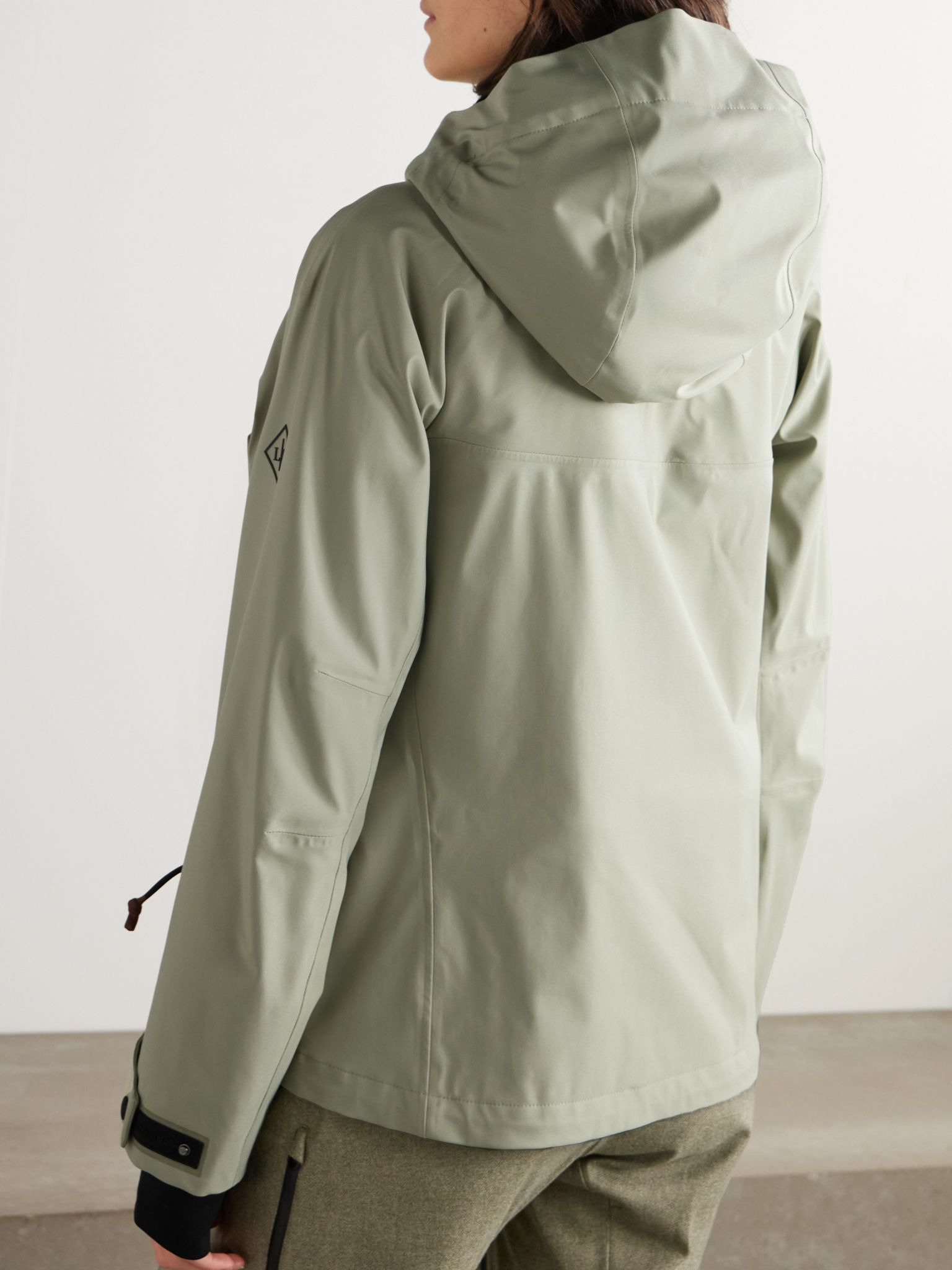 Bia hooded wool-blend jacket Green - 4