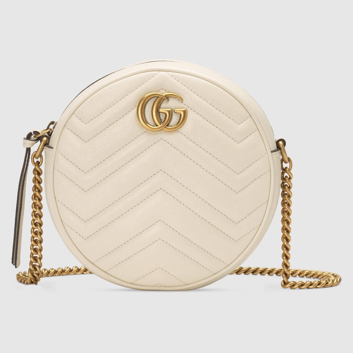 GG Marmont mini round shoulder bag - 1