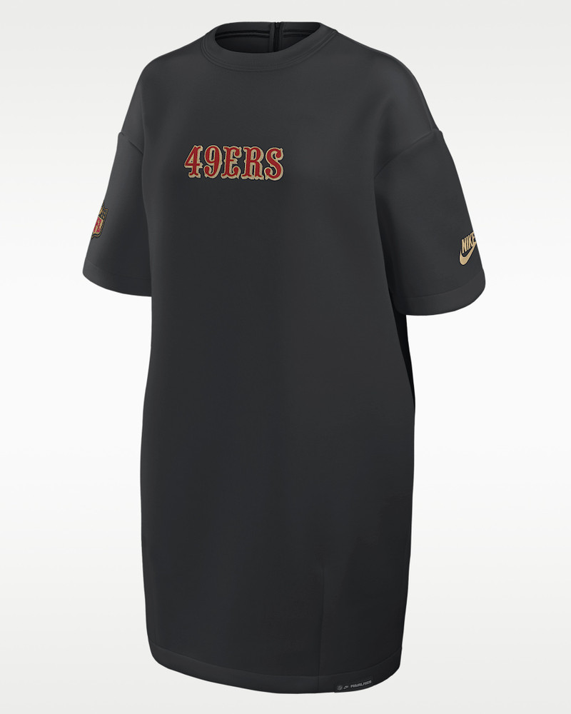 San Francisco 49ers Rivalries Collection Oversized Tech Fleece Women's Nike NFL Dress 10