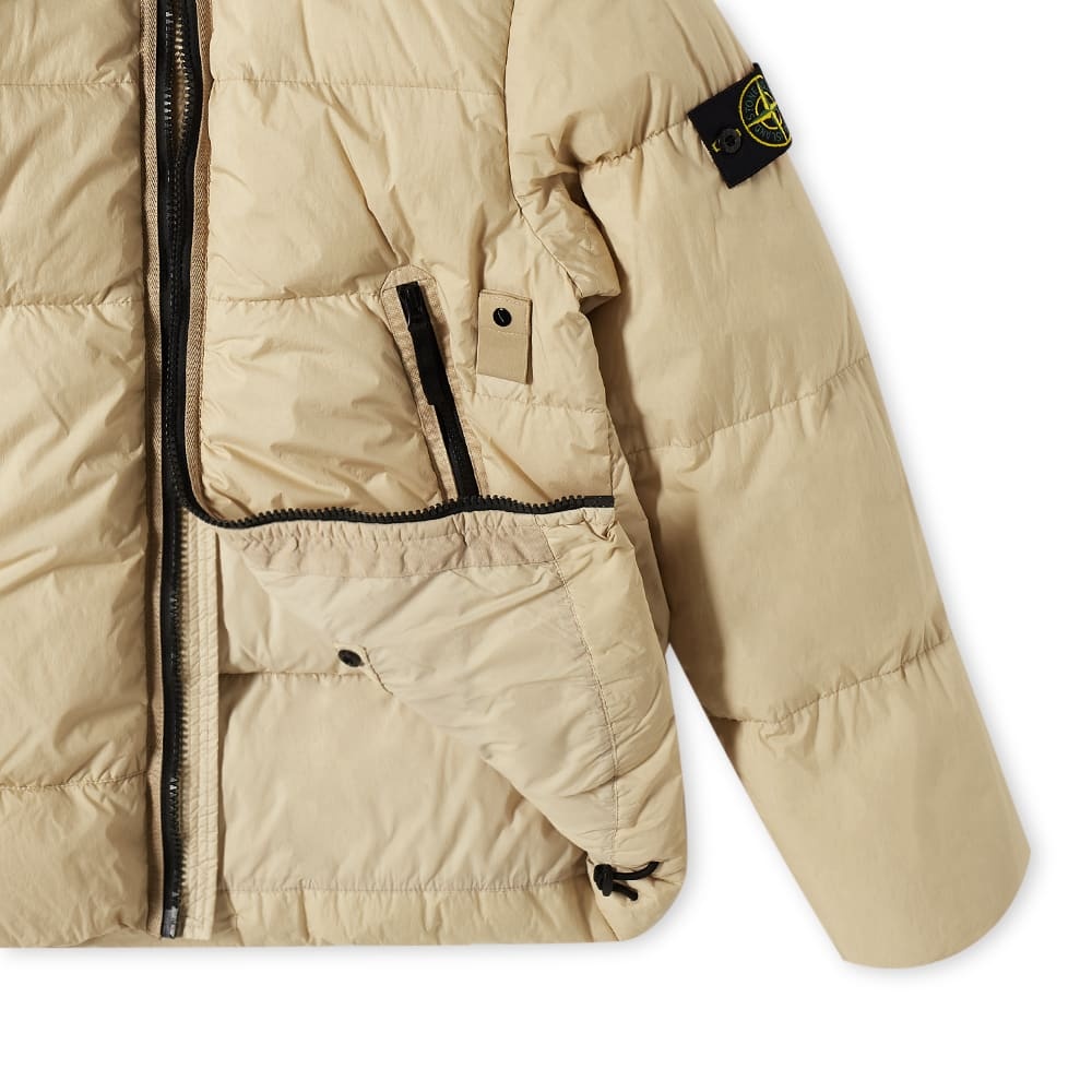 Stone Island Garment Dyed Crinkle Reps Hooded Down Jacket - 2