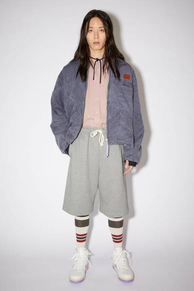 Acne Studios Fleece sweat shorts - Light Grey Melange outlook