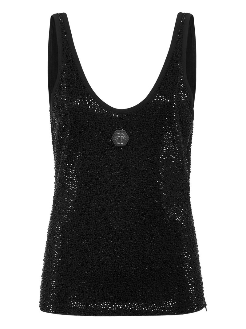 Mix Strass tank top 1