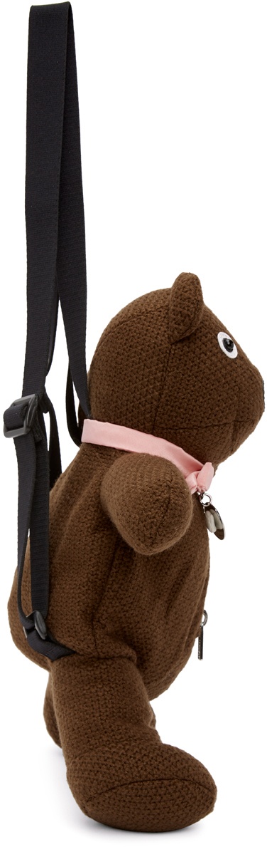 Brown Heaven by Marc Jacobs Double-Headed Teddy Backpack - 4