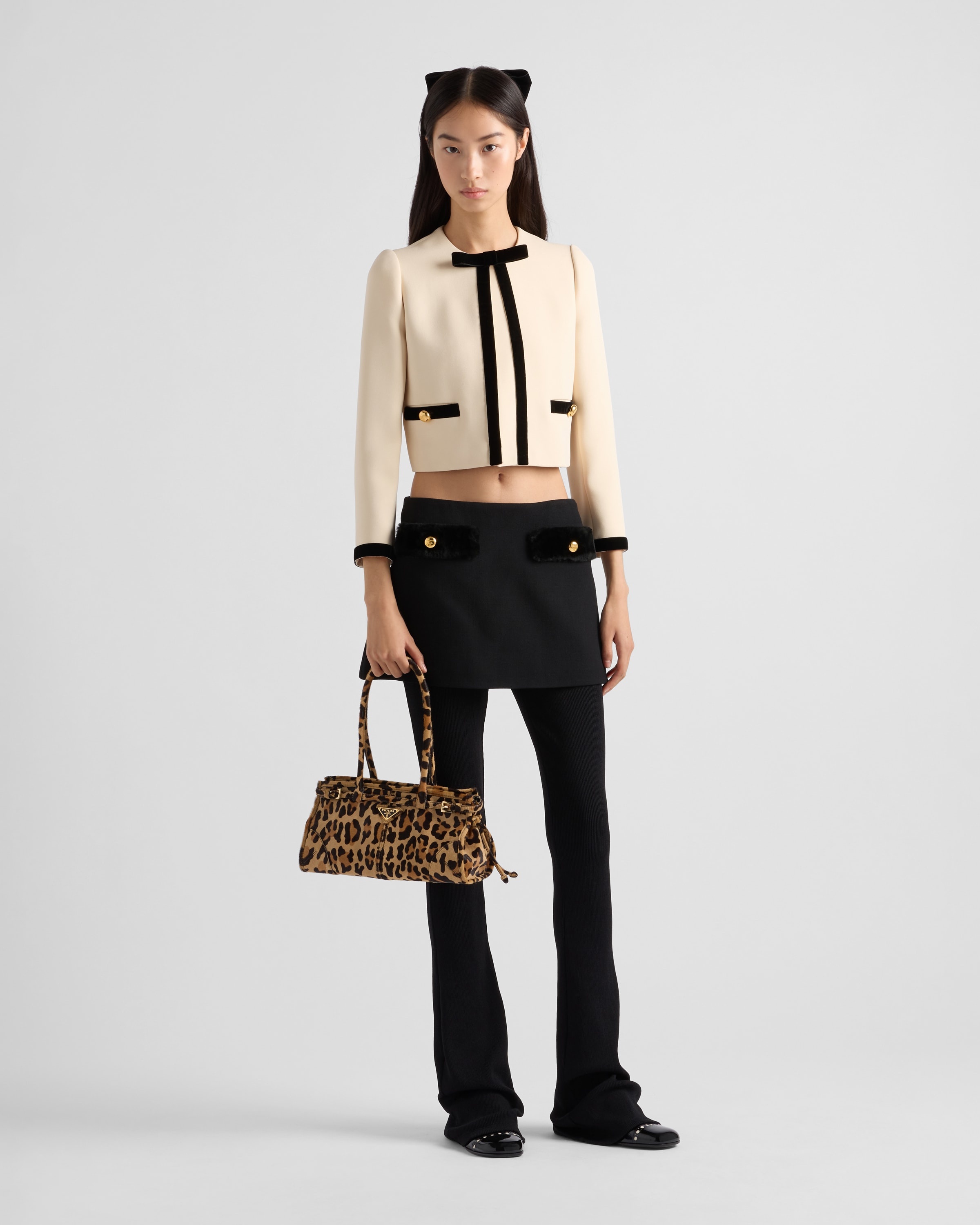 Single-breasted compact sablé jacket - 2