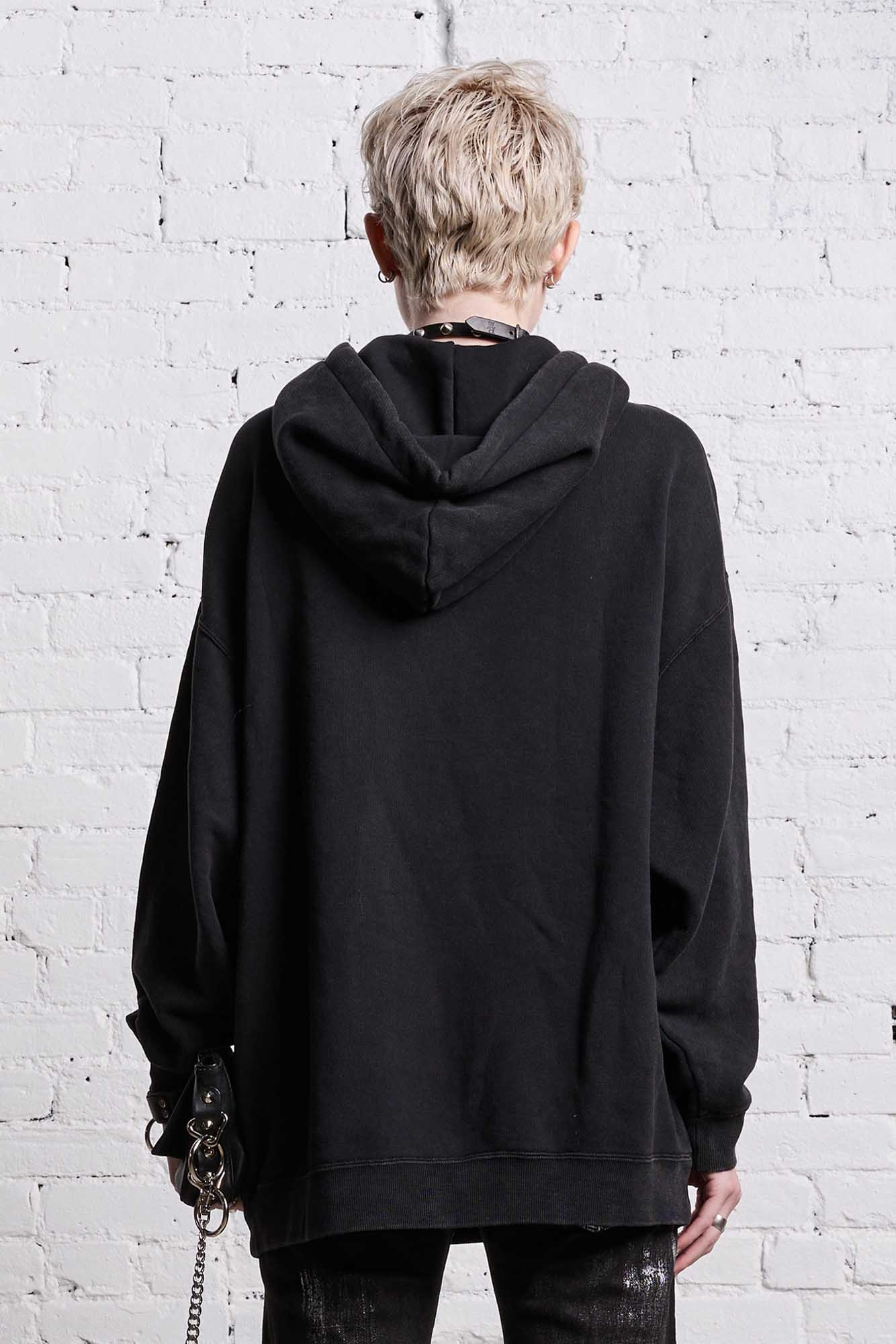 OVERSIZED NEW YORK HOODIE - BLACKOUT - 7