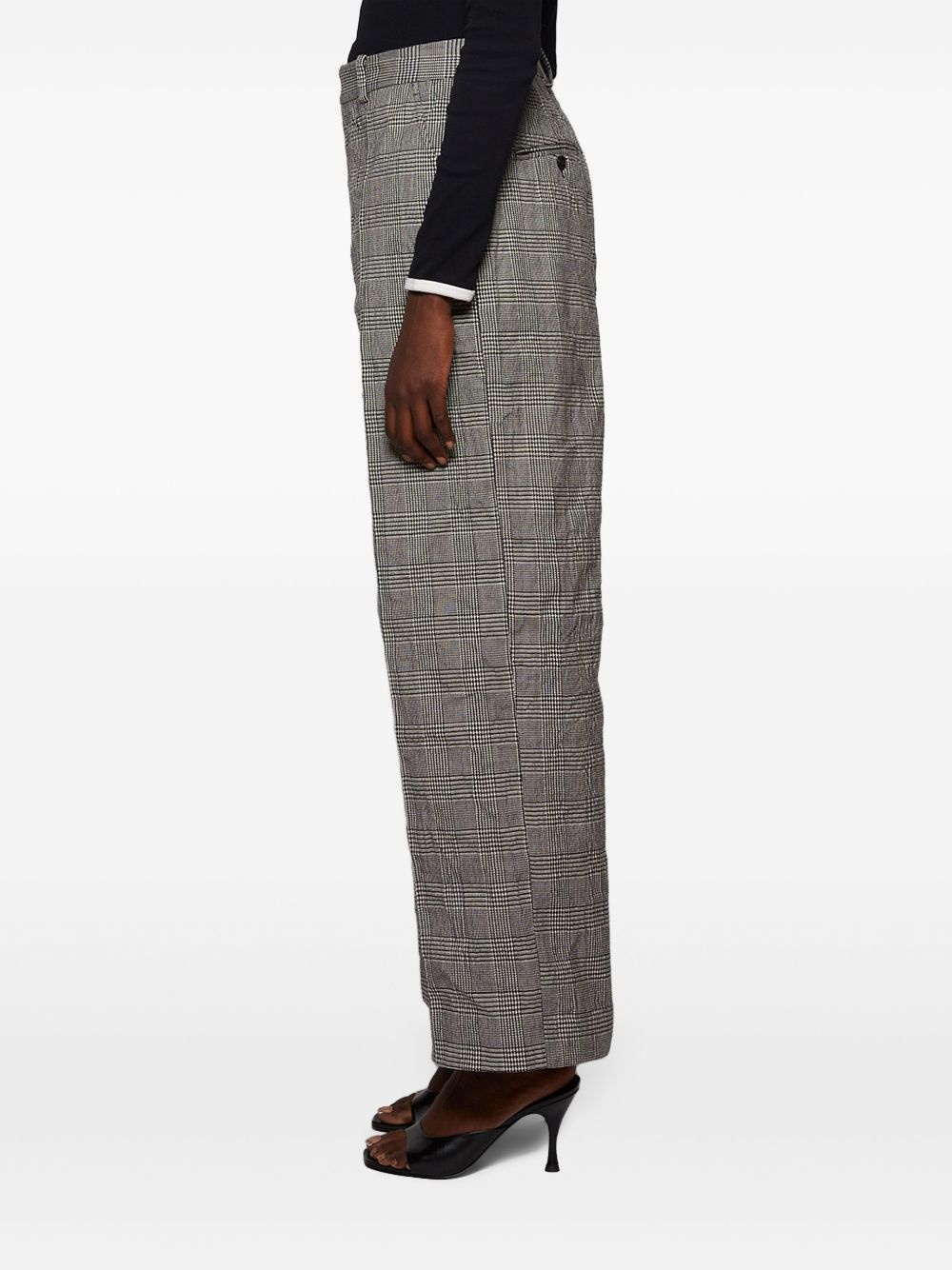 checked trousers - 4