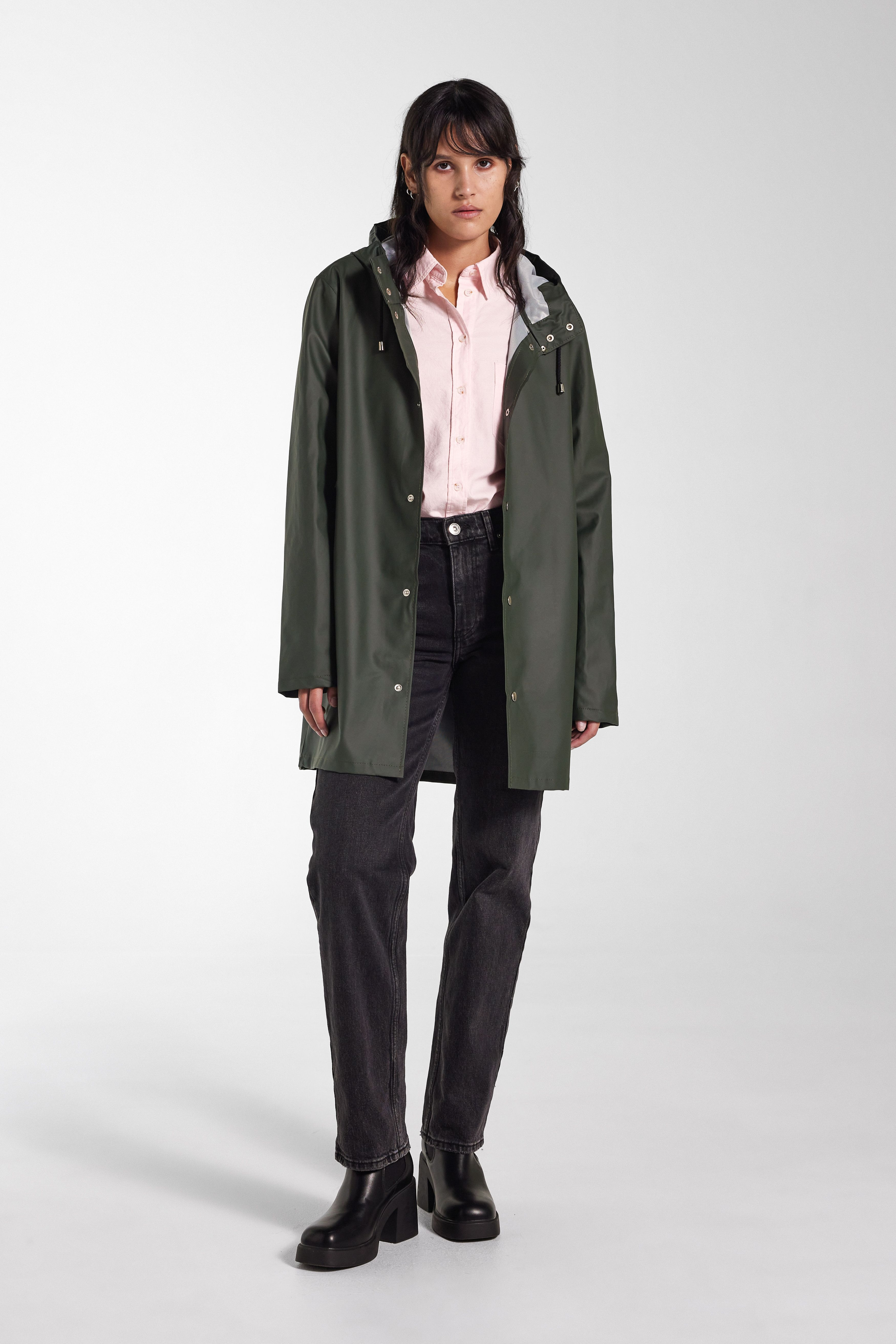 Stockholm Lightweight Raincoat Green - 2