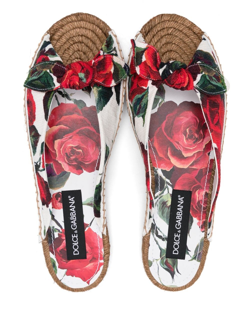 floral-print espadrilles - 4