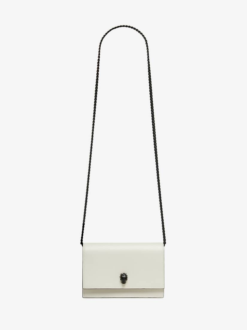 Women's Small Skull Bag in Soft Ivory - 7