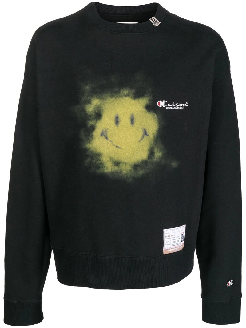 Smiley Face long-sleeve sweater 1