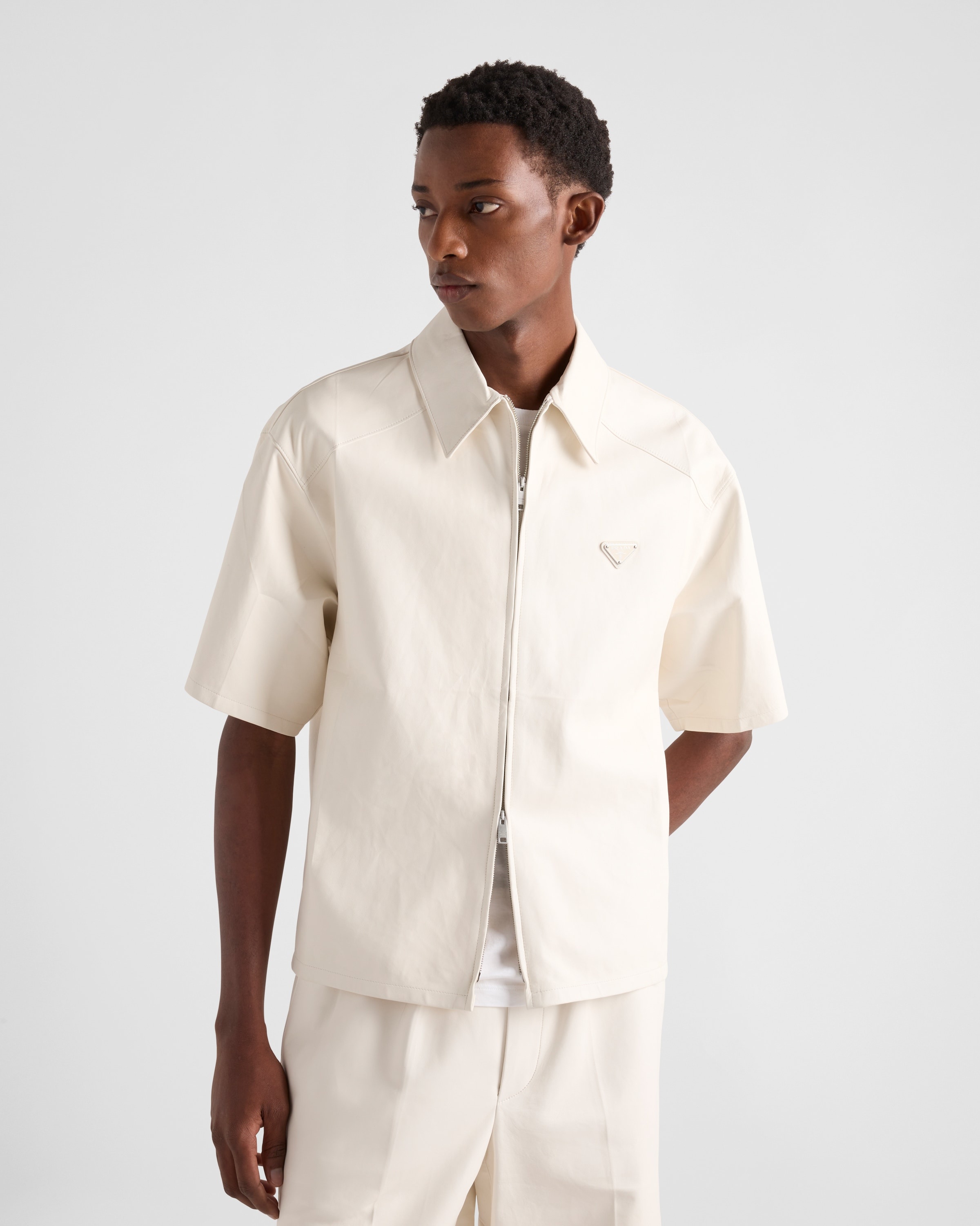 Nappa leather shirt - 3