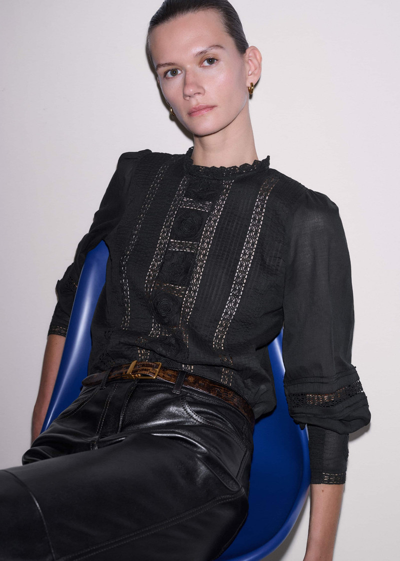 ME+EM Embroidered Detail Top outlook