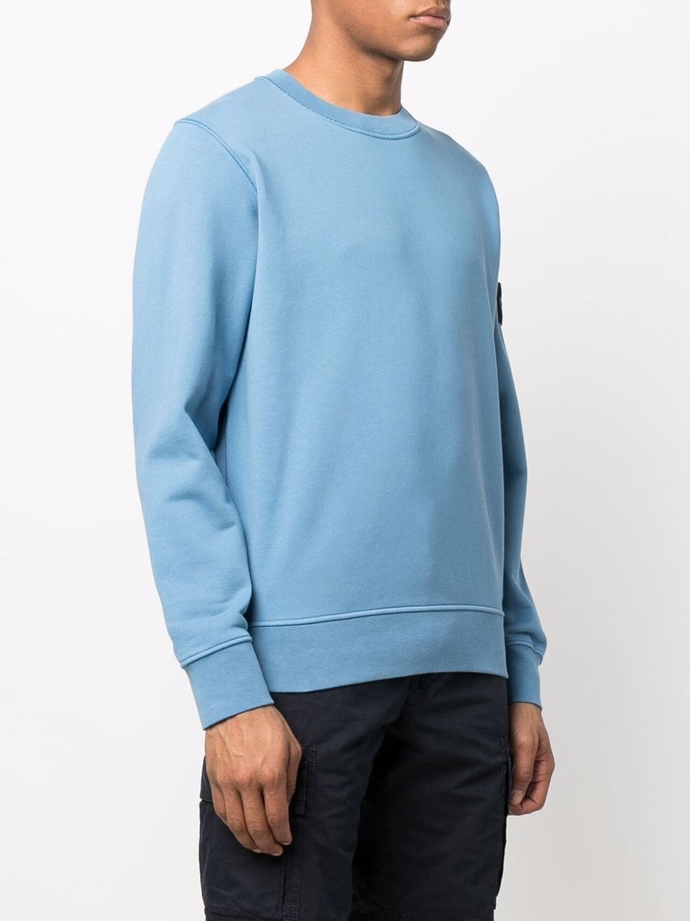 Compass badge crew-neck sweatshirt - 3