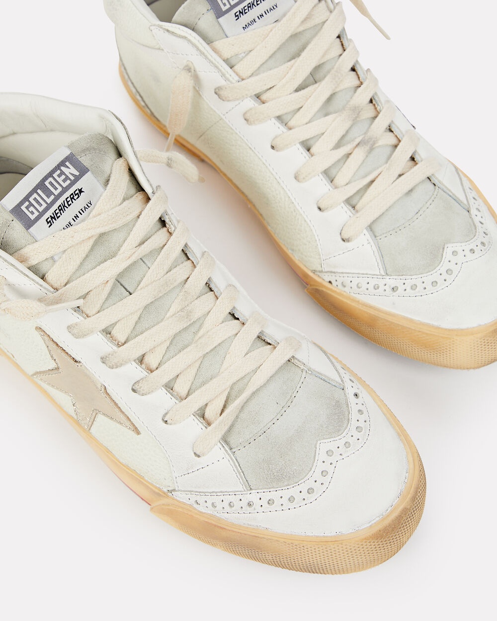 Mid Star Leather Sneakers - 4