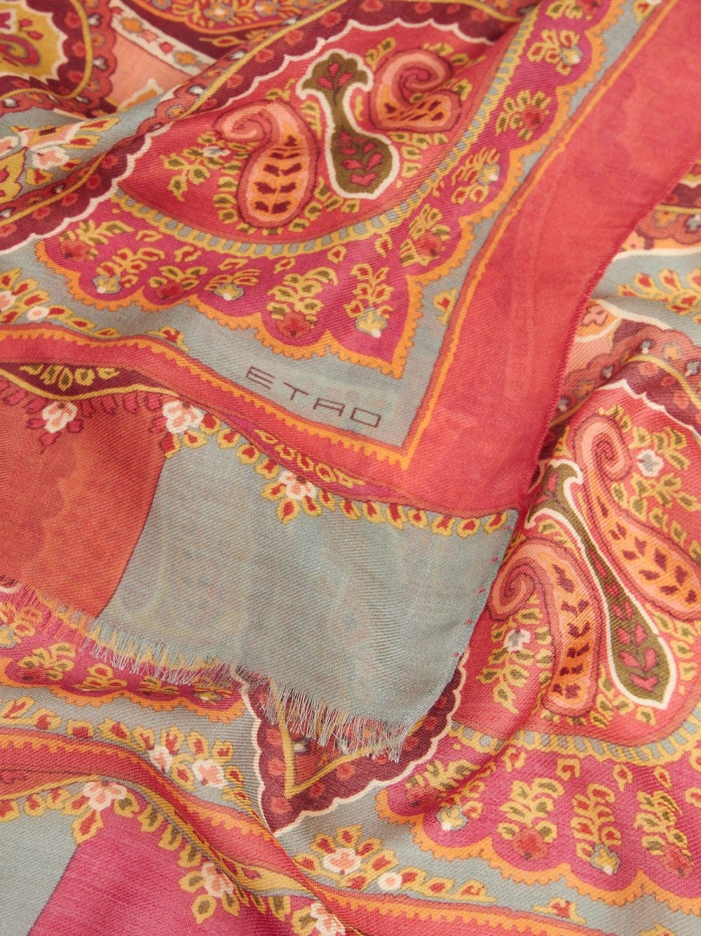 paisley-print scarf - 2