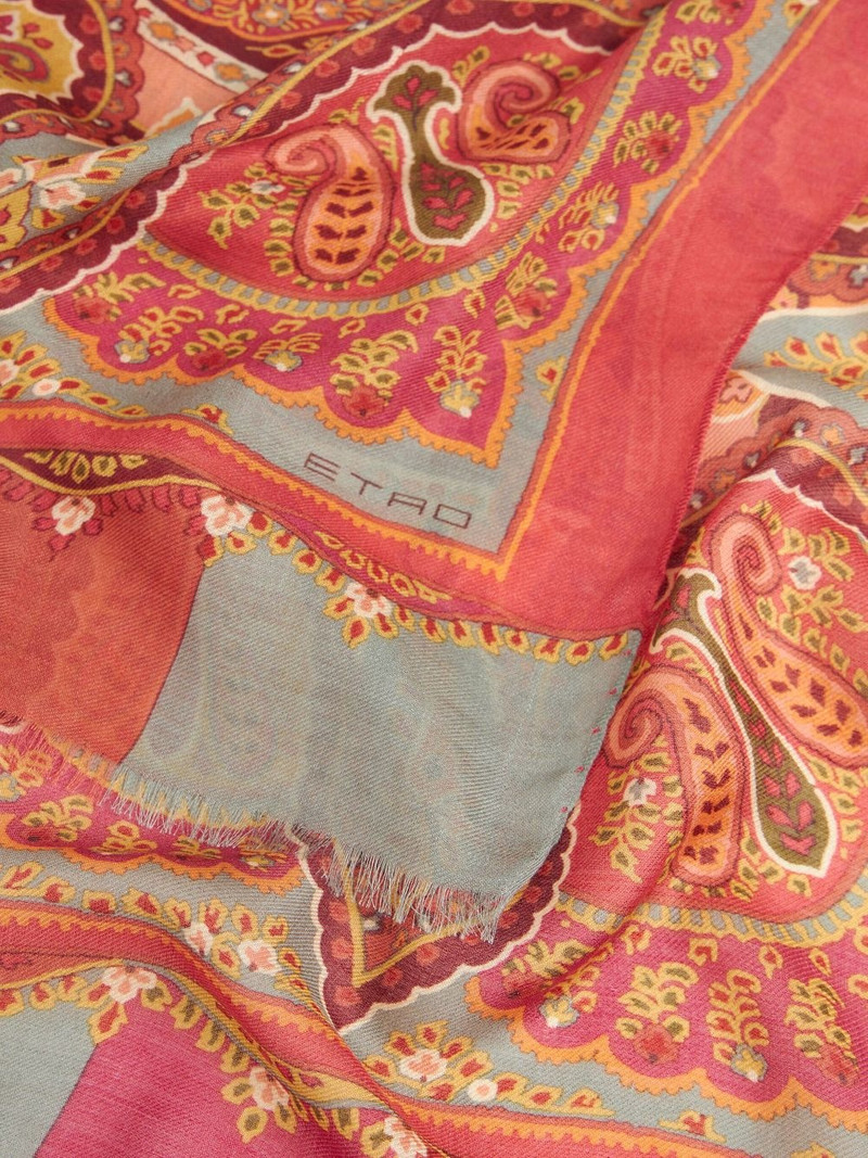 Etro paisley-print scarf outlook