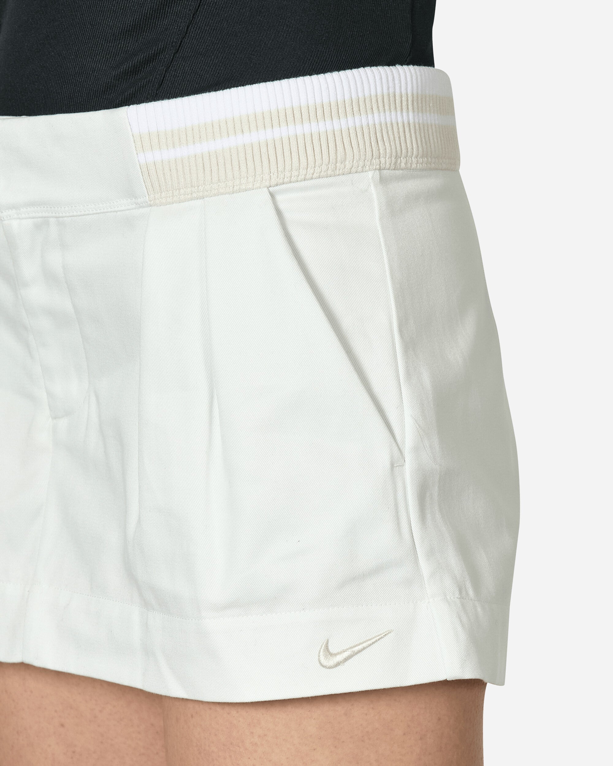 Low-Rise Canvas Mini Skirt Summit White - 5