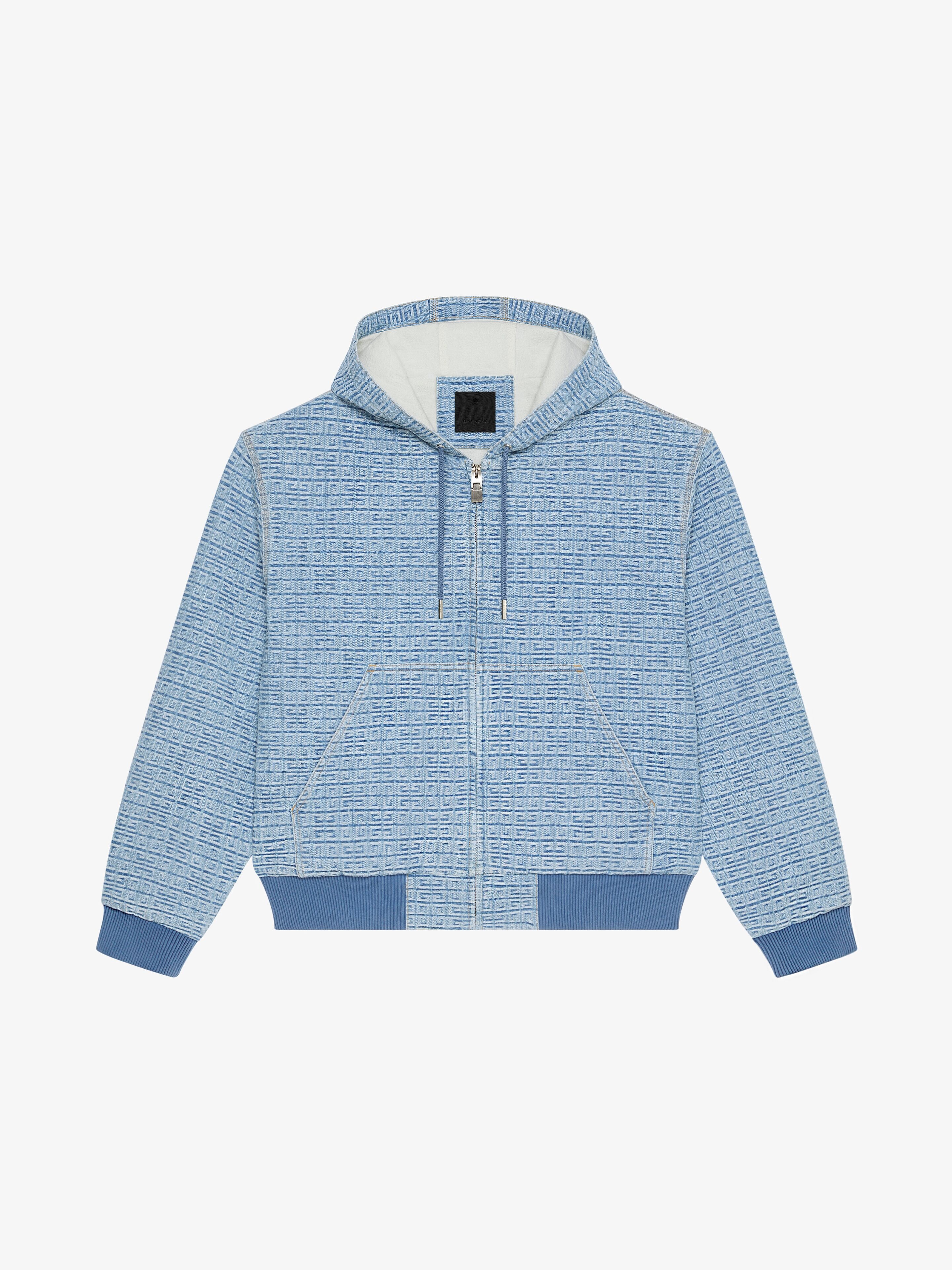 HOODIE IN 4G DENIM - 1
