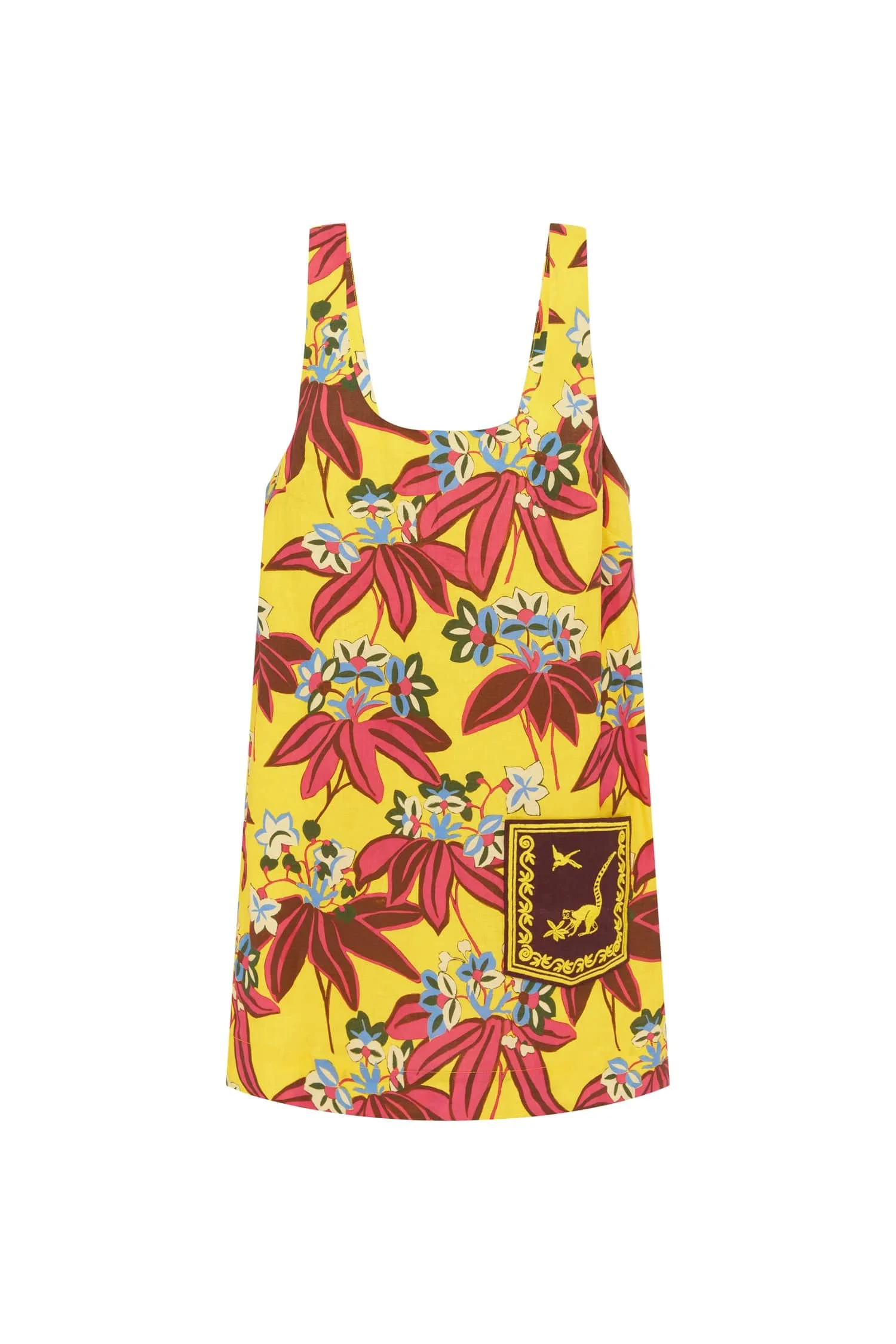 Leo Embroidered Mini Dress - 1