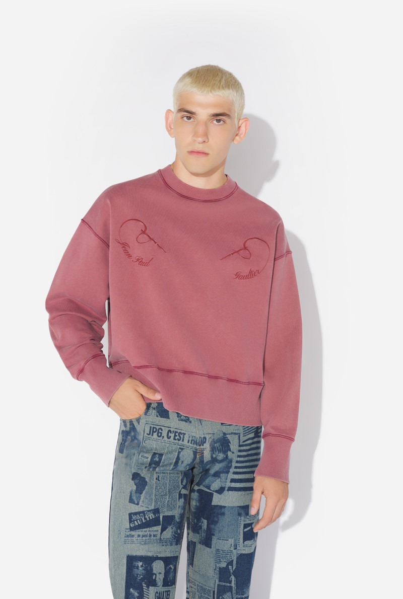 THE NEEDLES EMBROIDERED SWEATSHIRT 1