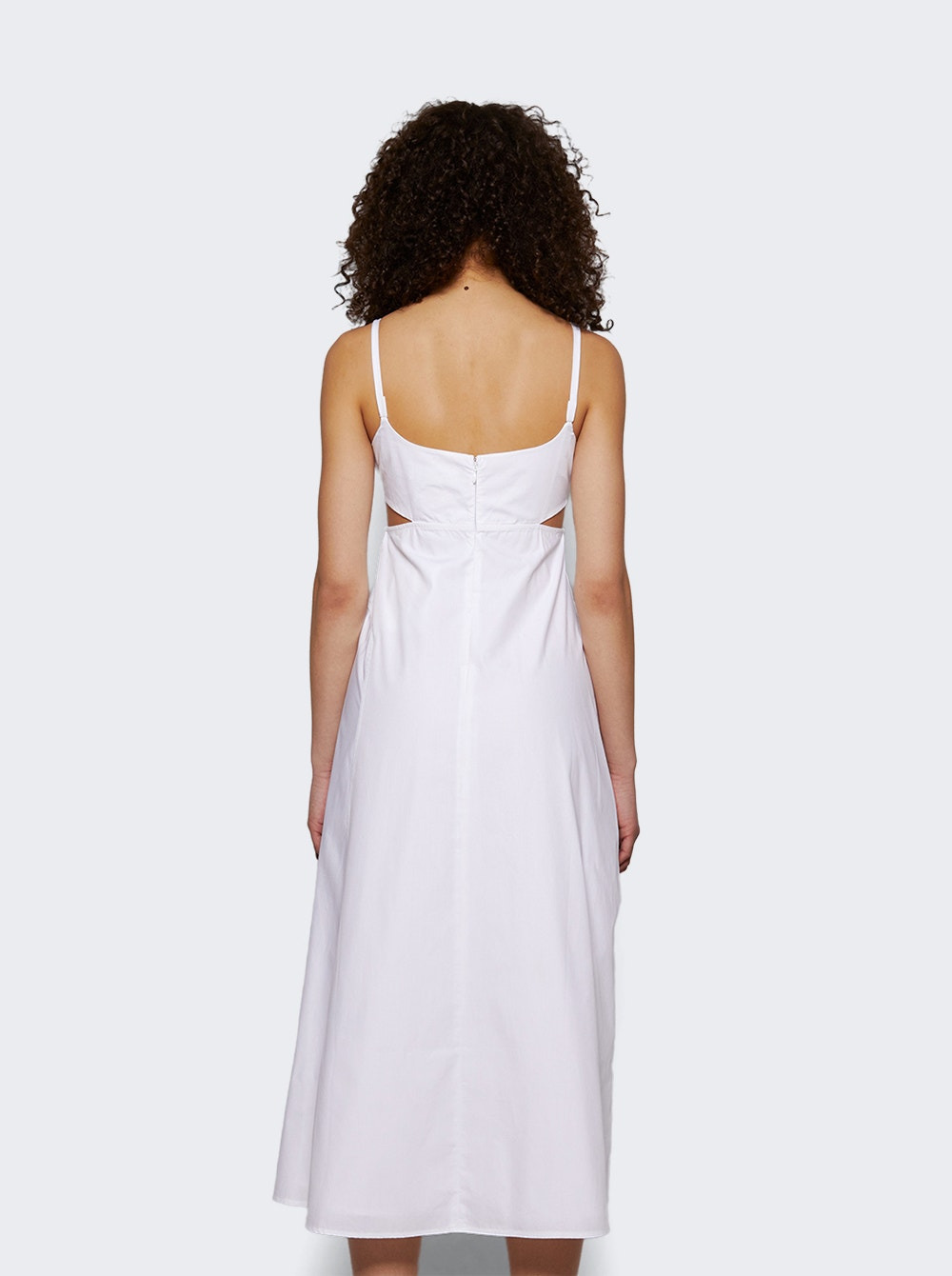 Cami Midi Dress White - 4