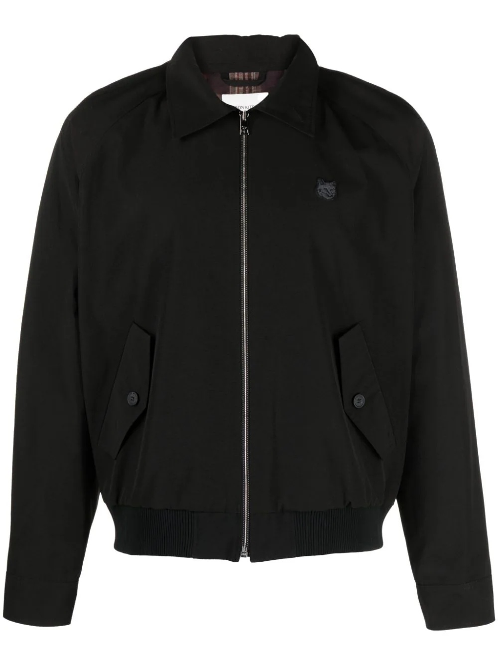 MAISON KITSUNE Men Technical Cotton Gabardine W Harrington Jacket - 5