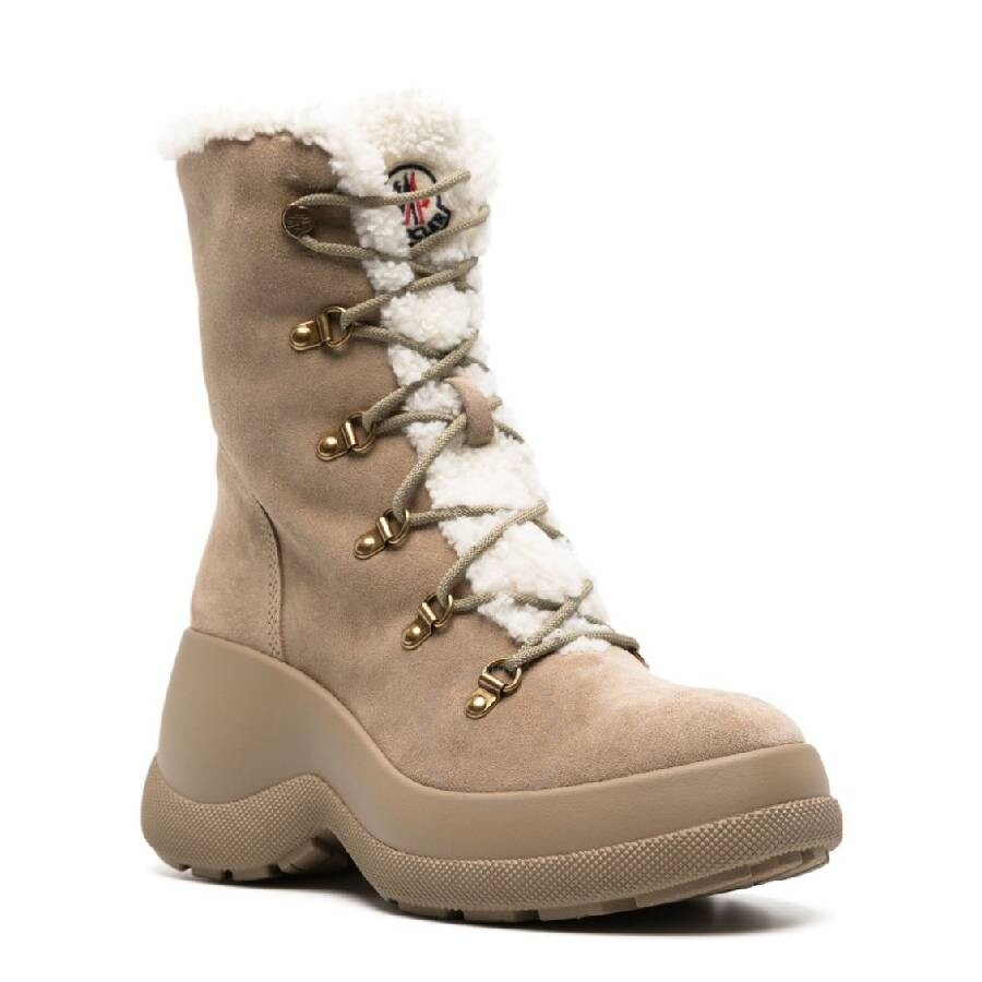 Moncler Lace-Up Suede Boots - 2
