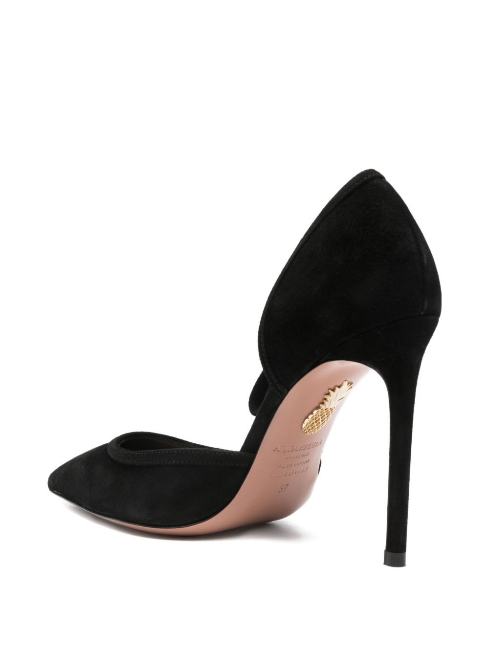 105mm Bow Tie pointed-toe pumps - 3