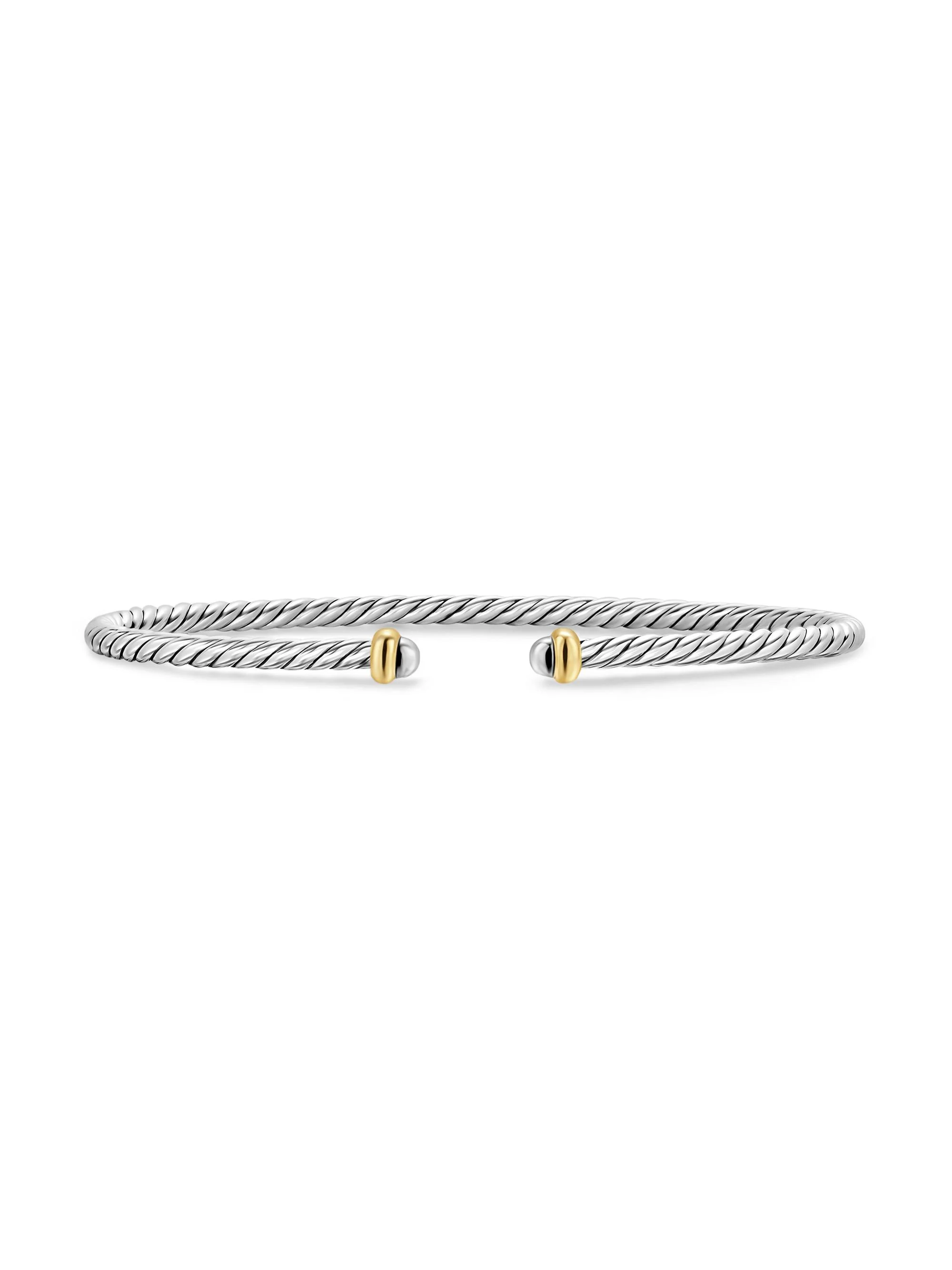 Women's Micro Cable Flex Bracelet in Sterling Silver - Silver - 1