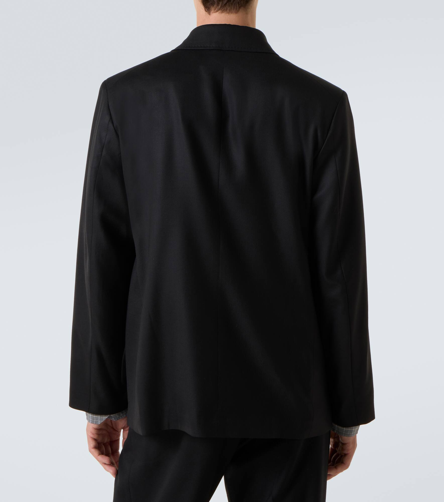 Unconstructed wool blazer - 4