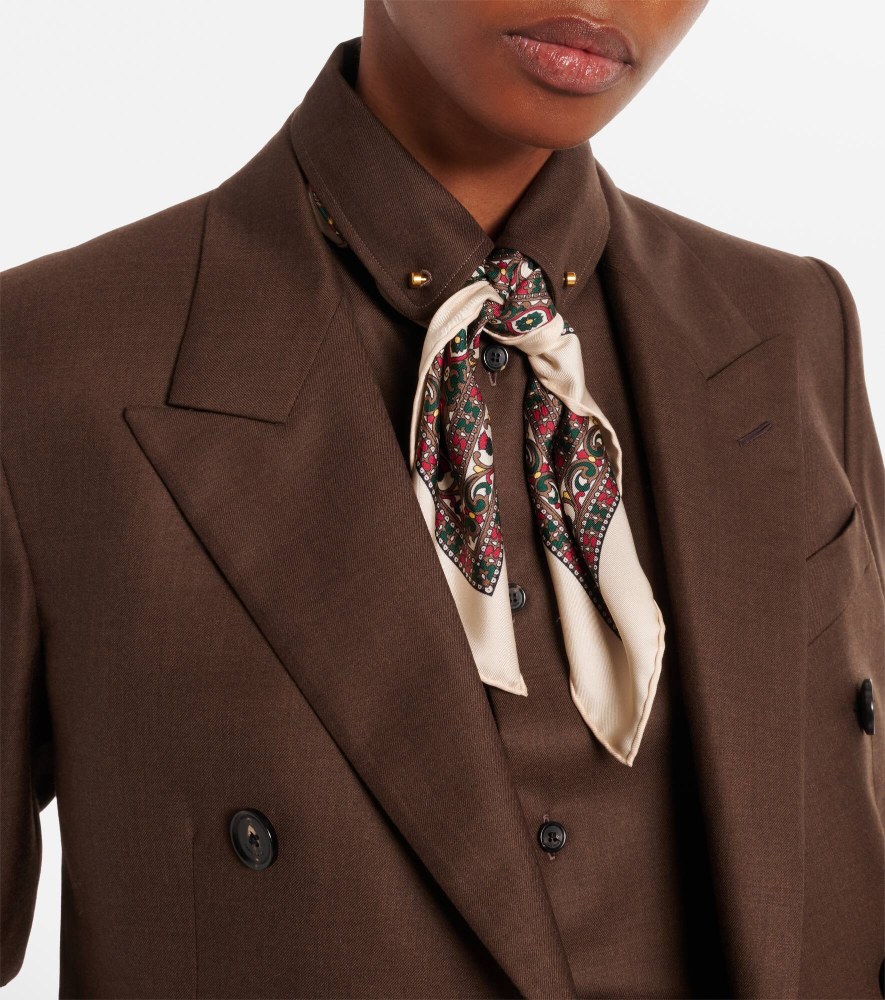 Printed silk scarf - 2