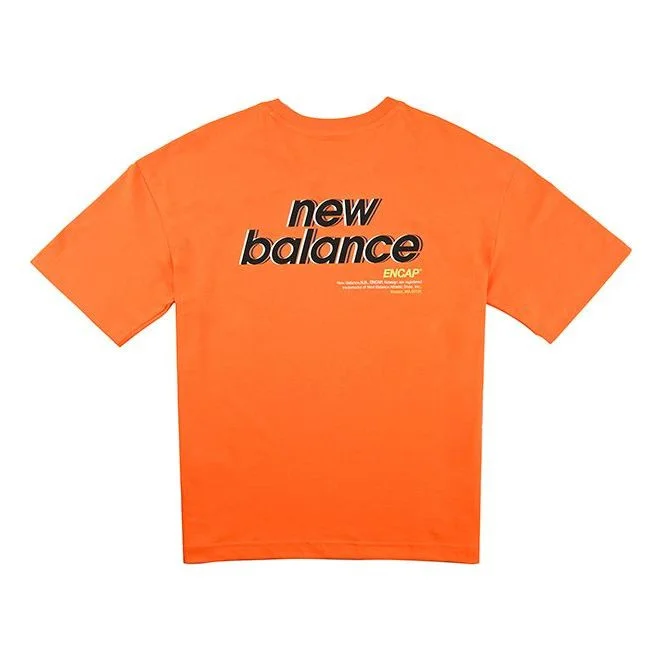 (WMNS) New Balance Athleisure Casual Sports Short Sleeve Orange NEA25012-ORG - 1