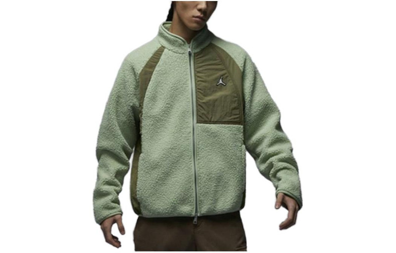 Jordan Air Jordan Sherpa Warm Jacket 'Green' FV8450-343 outlook
