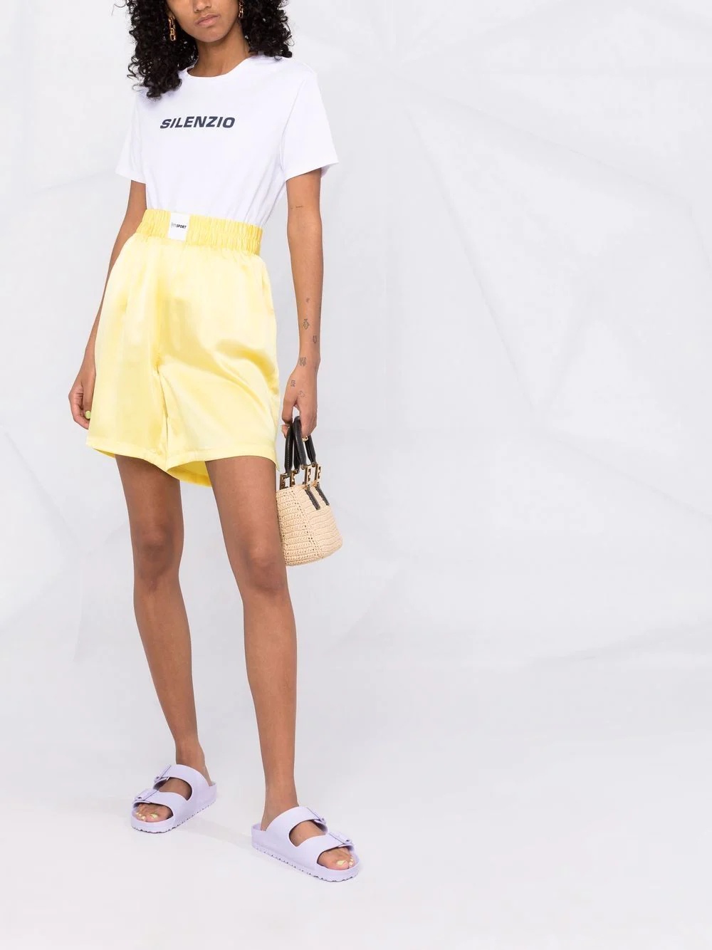 Silenzio print T-shirt - 4