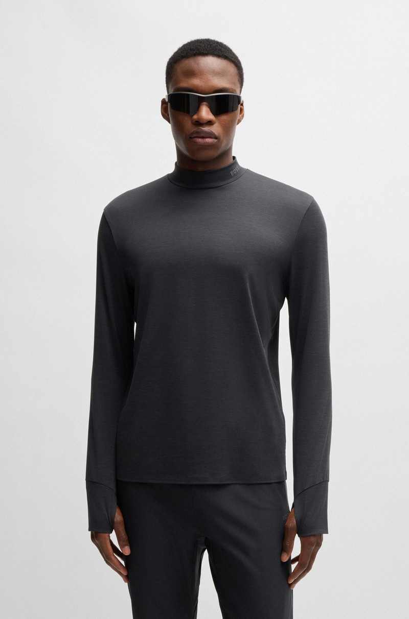 SLIM-FIT LONG-SLEEVED T-SHIRT IN TEMPERATURE-REGULATING FABRIC 2