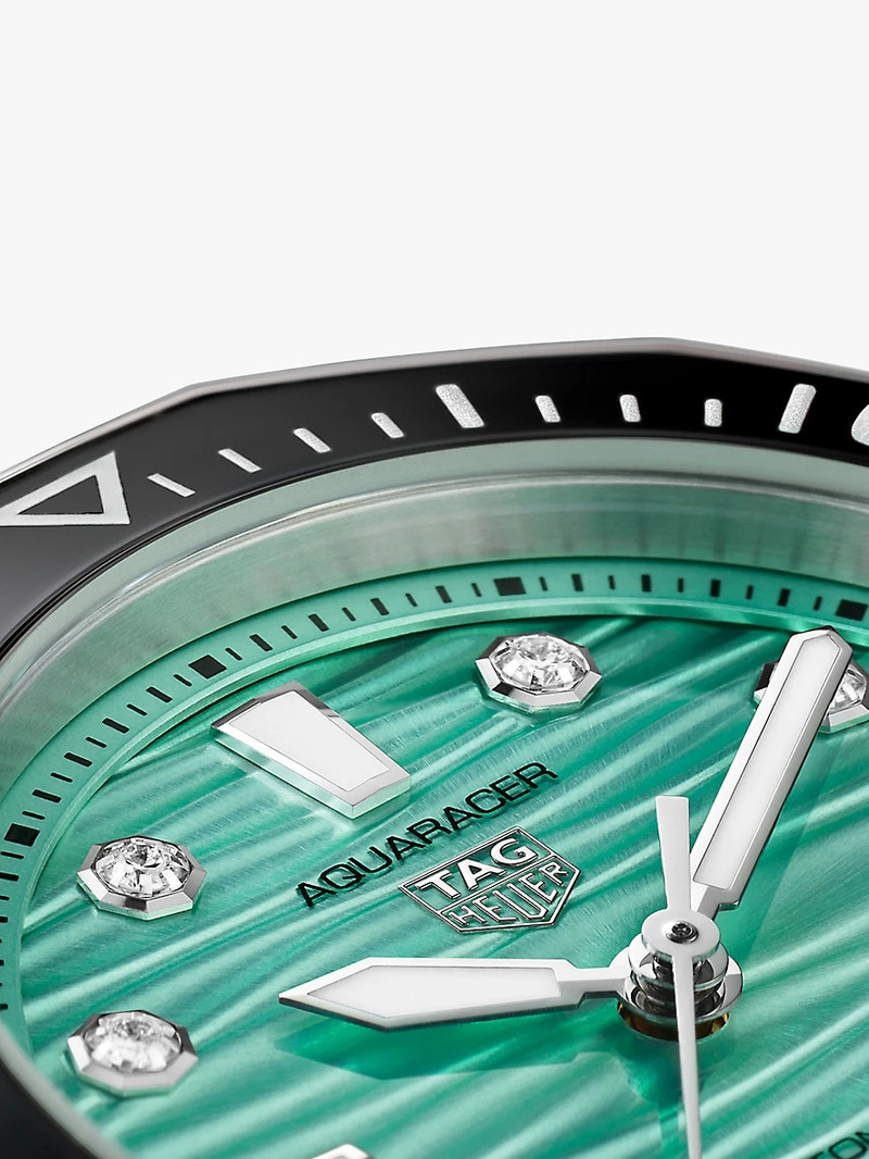 TAG Heuer WBP231K.BA0618 Aquaracer Professional 300 Date stainless-steel and 0.078ct diamond automatic watch outlook