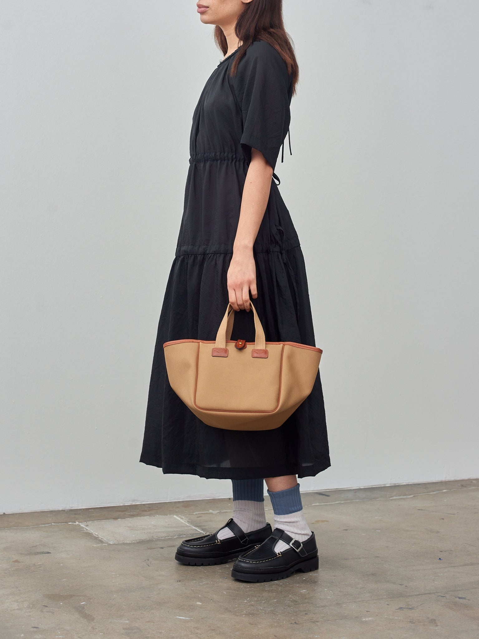 Ripstop Balloon Dress - Black - 5