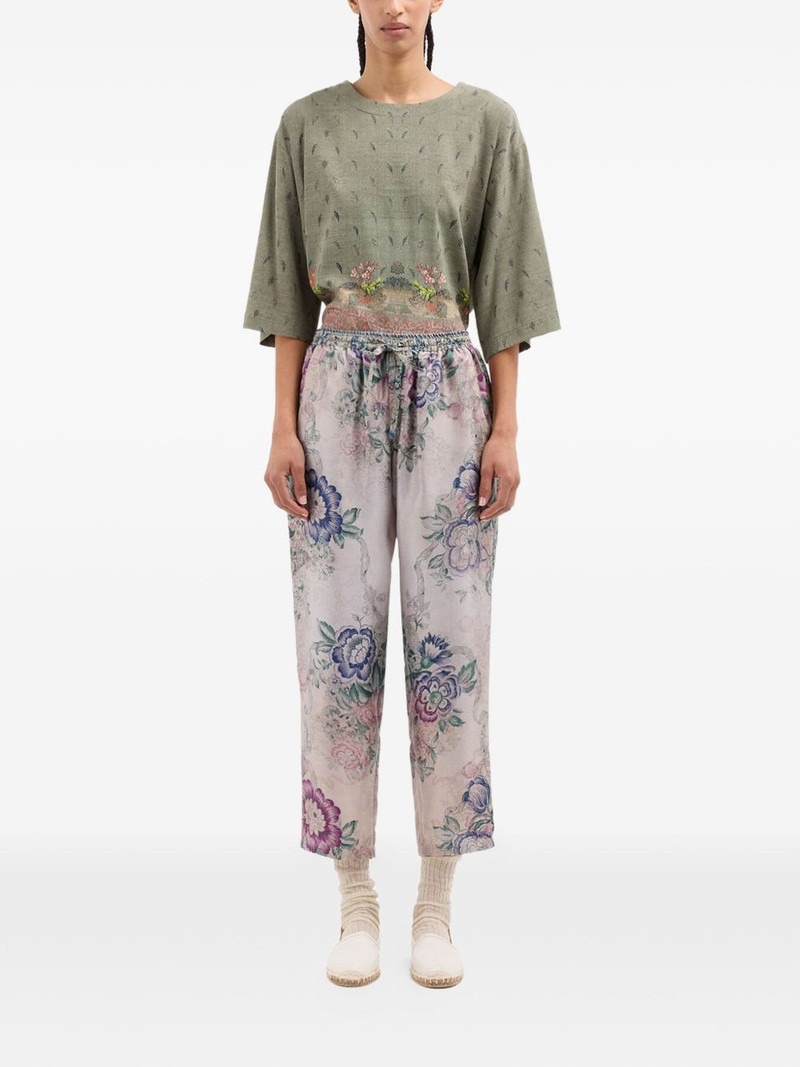 floral-print trousers 3
