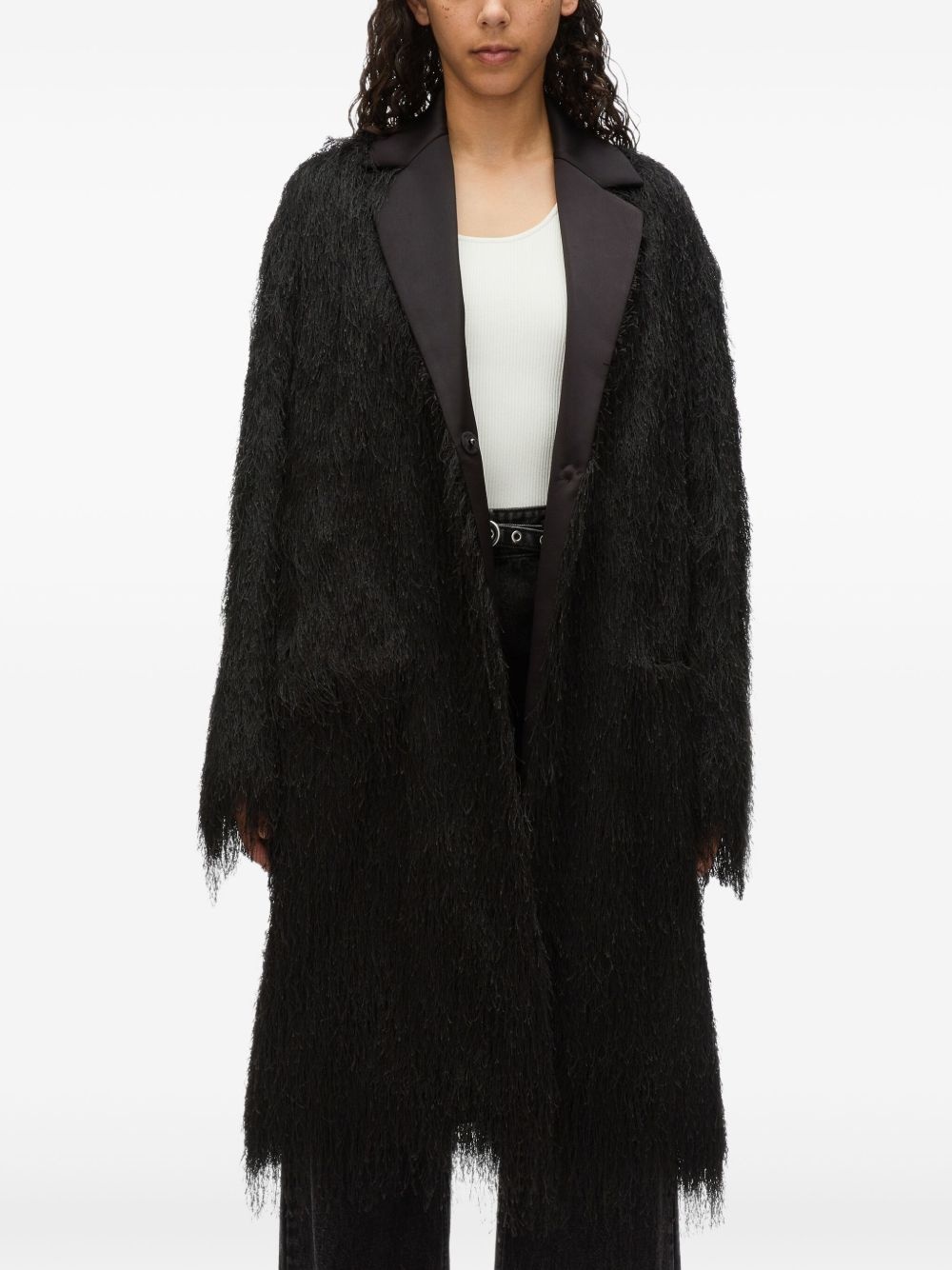 fringe tuxedo-coat - 3