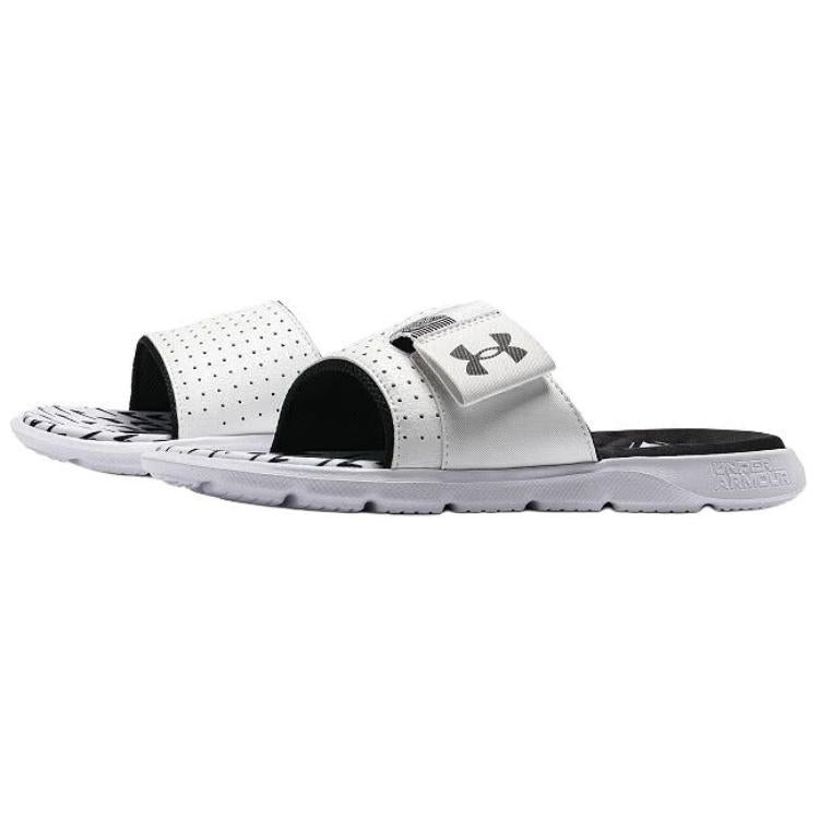 Under Armour Mercenary Slippers 'White Black' 3027252-100 - 3