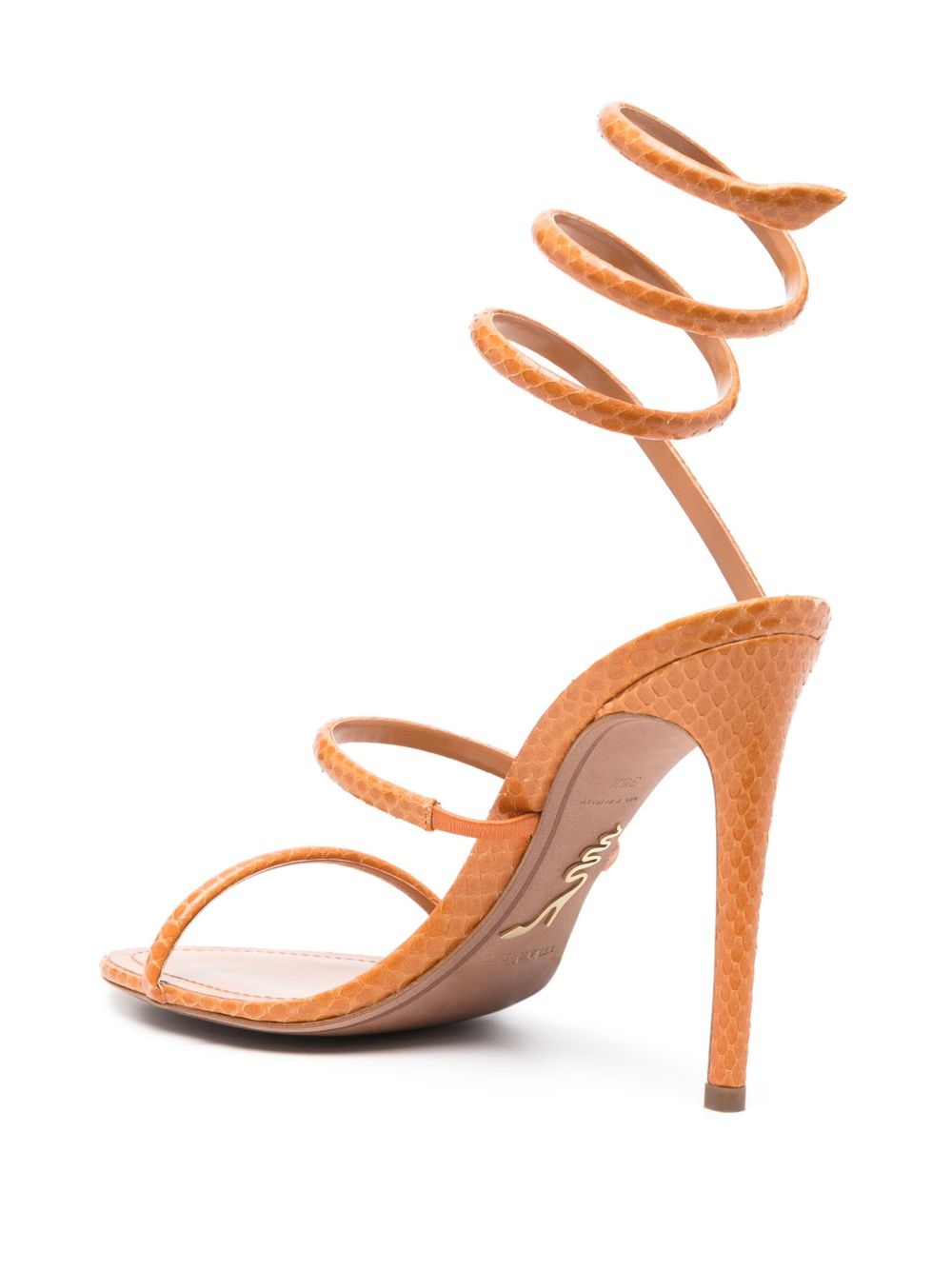 110mm leather sandals - 3