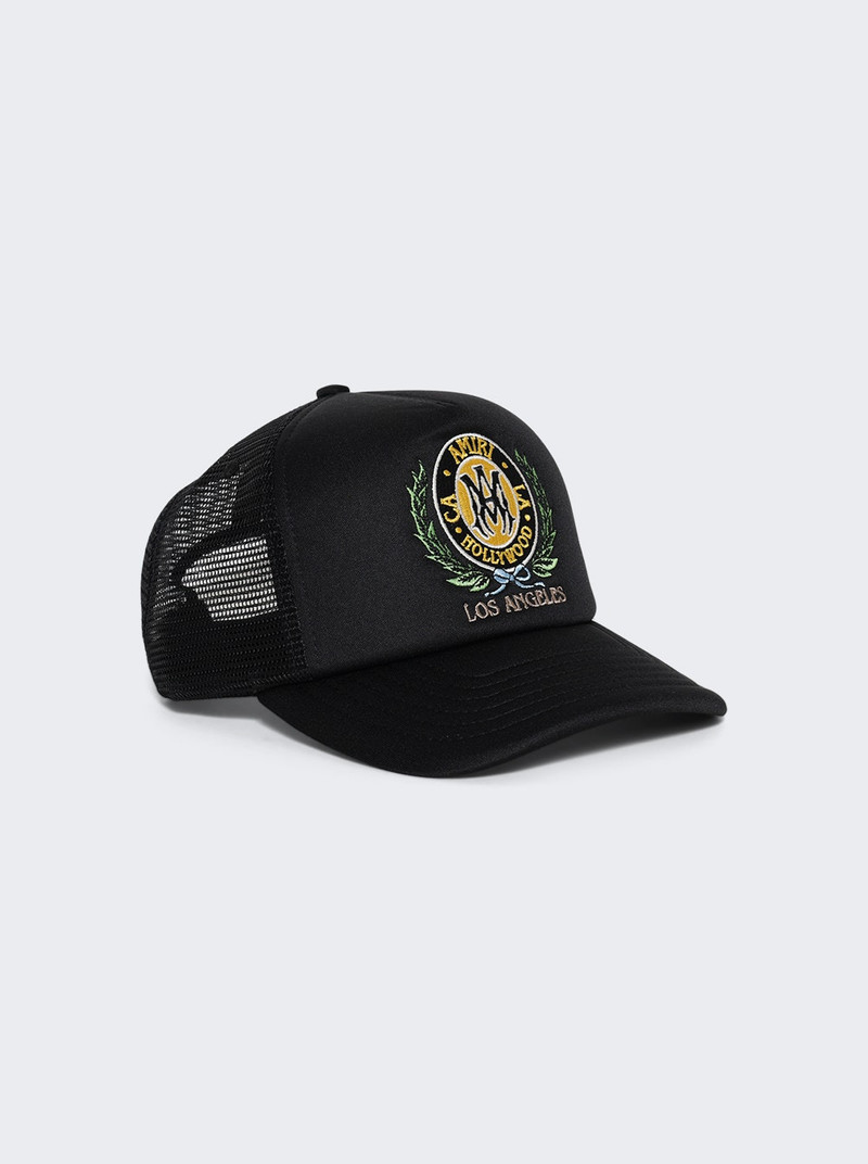 AMIRI Ma Crest Trucker Hat Black outlook