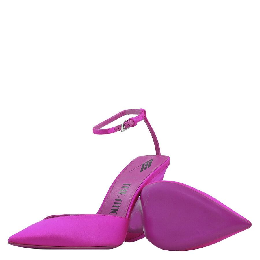 The Attico Ladies Fuchsia Perine Slingback Pumps - 3