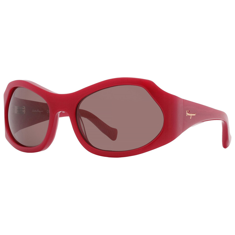Salvatore Ferragamo Burgundy Wrap Ladies Sunglasses SF1078S 604 59 - 3