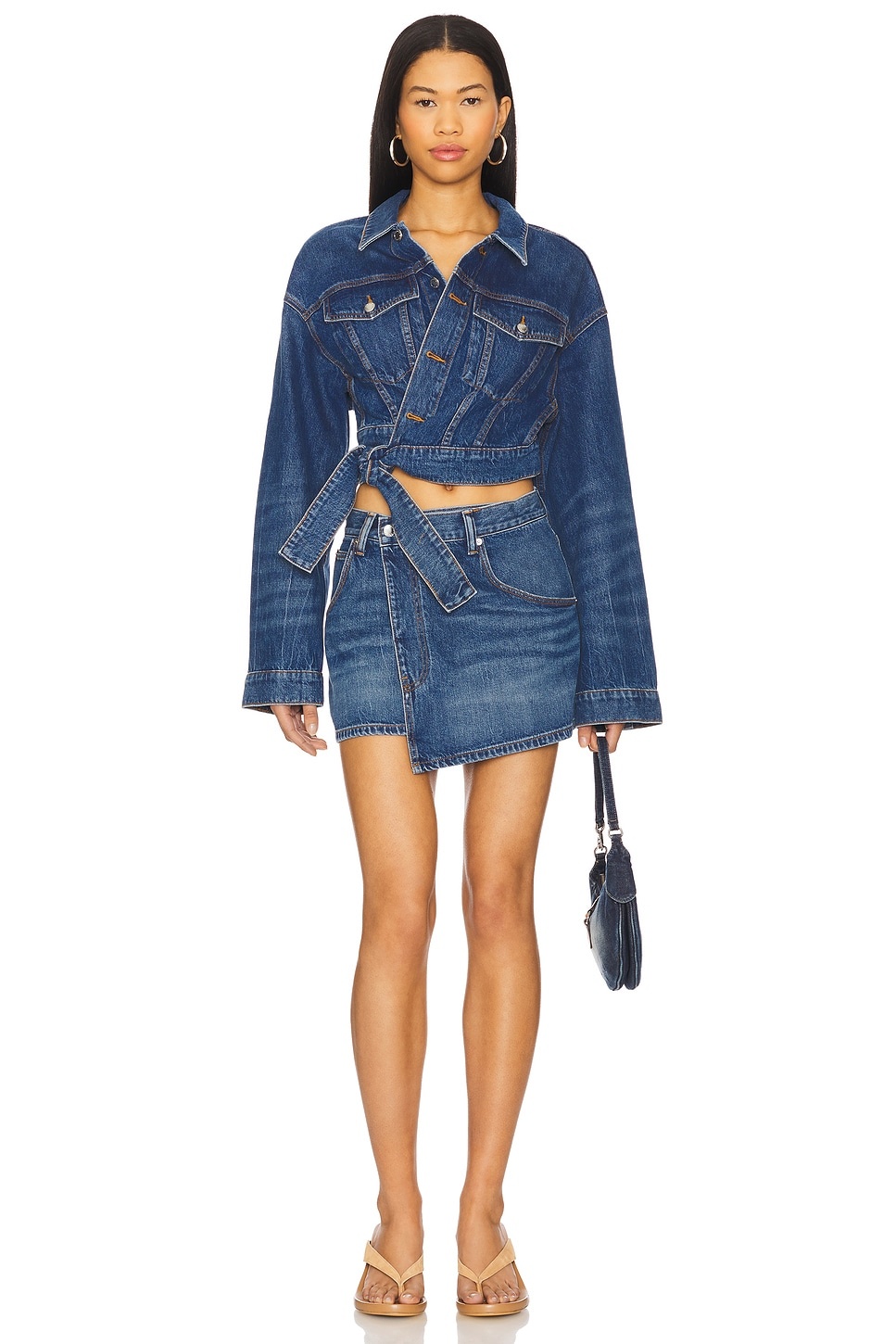 Wrapped Trucker Jacket - 5