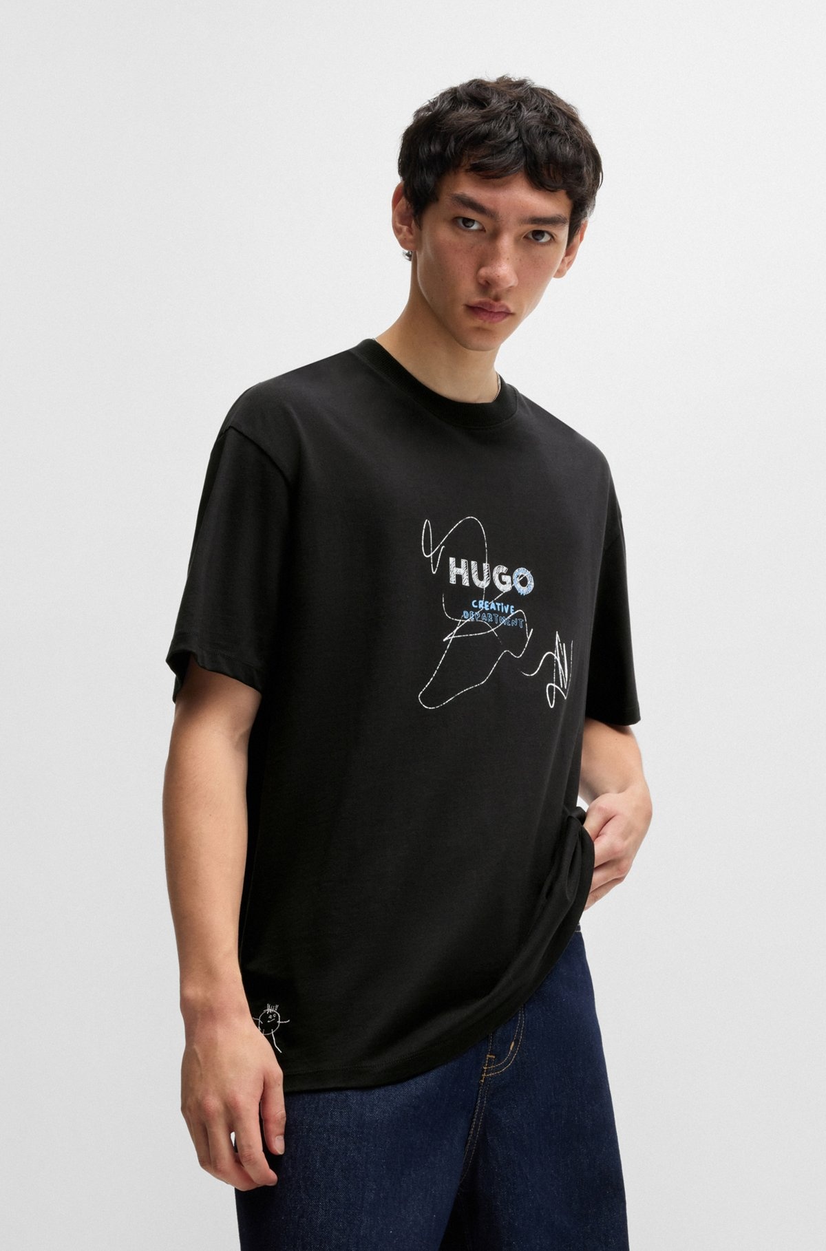 COTTON-JERSEY T-SHIRT WITH SEASONAL ARTWORK - 2