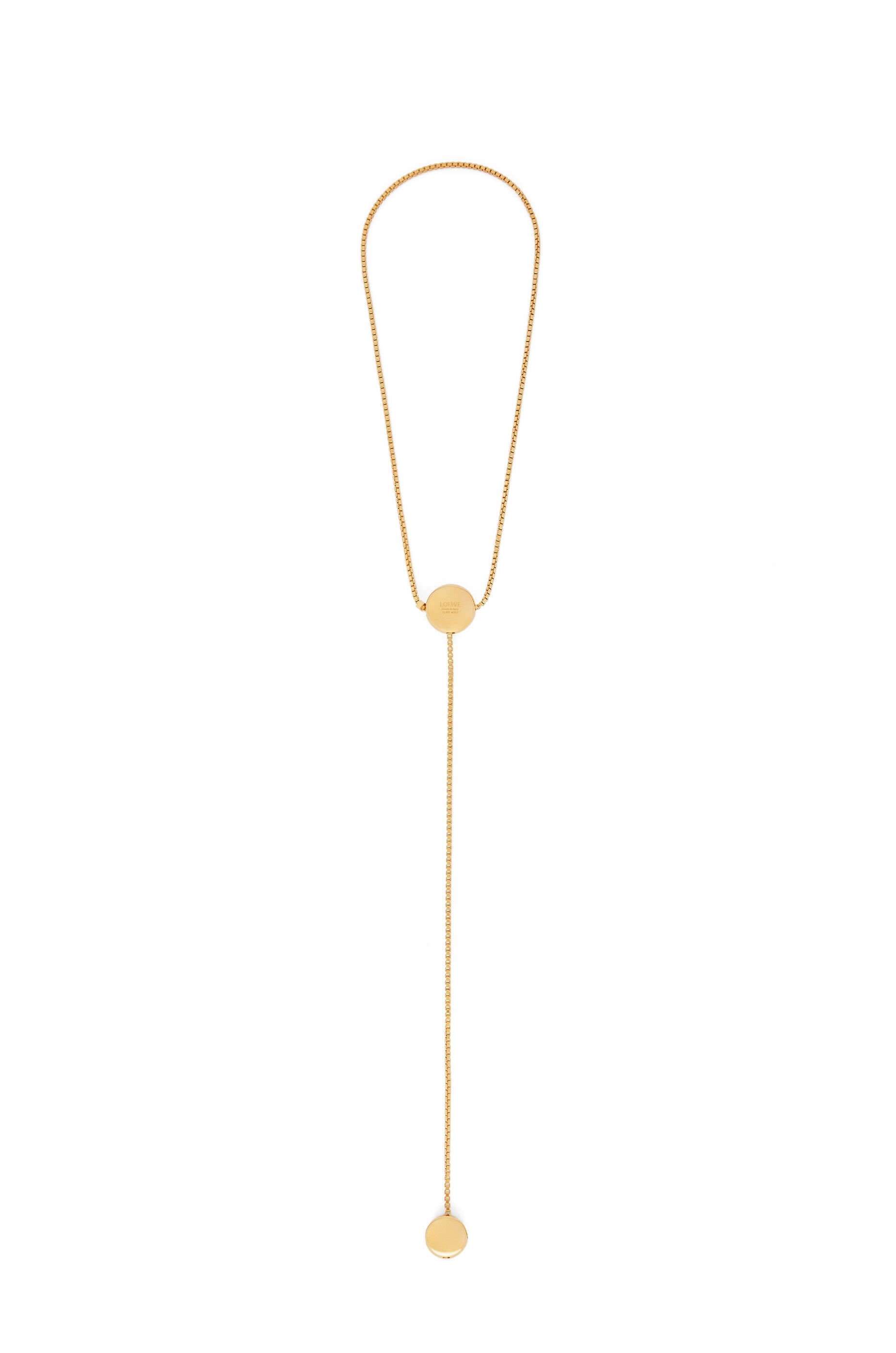 Anagram Pebble necklace in sterling silver - 4