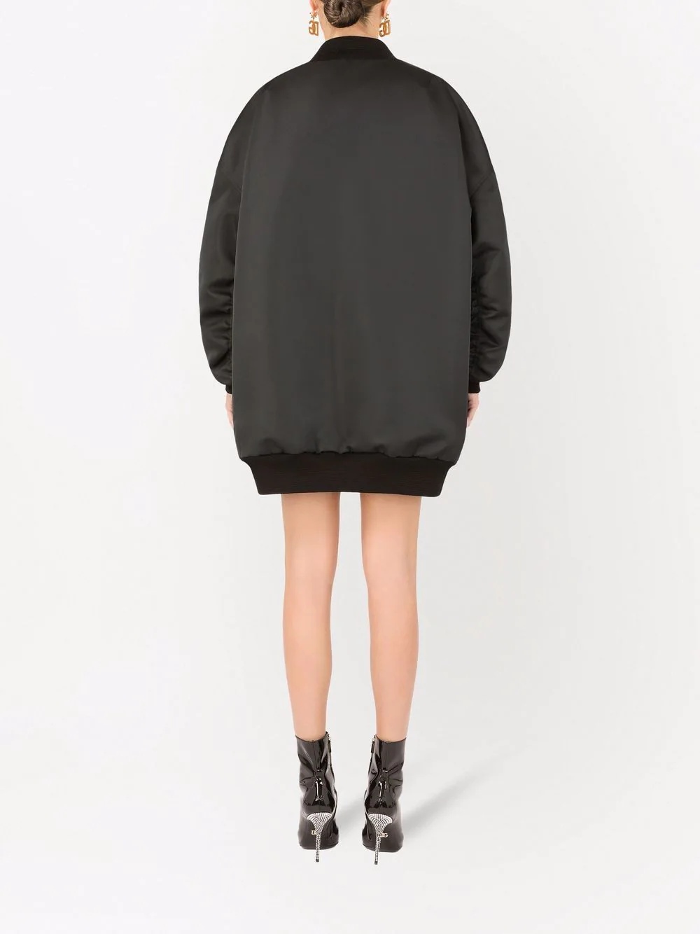 wide-style bomber coat - 4